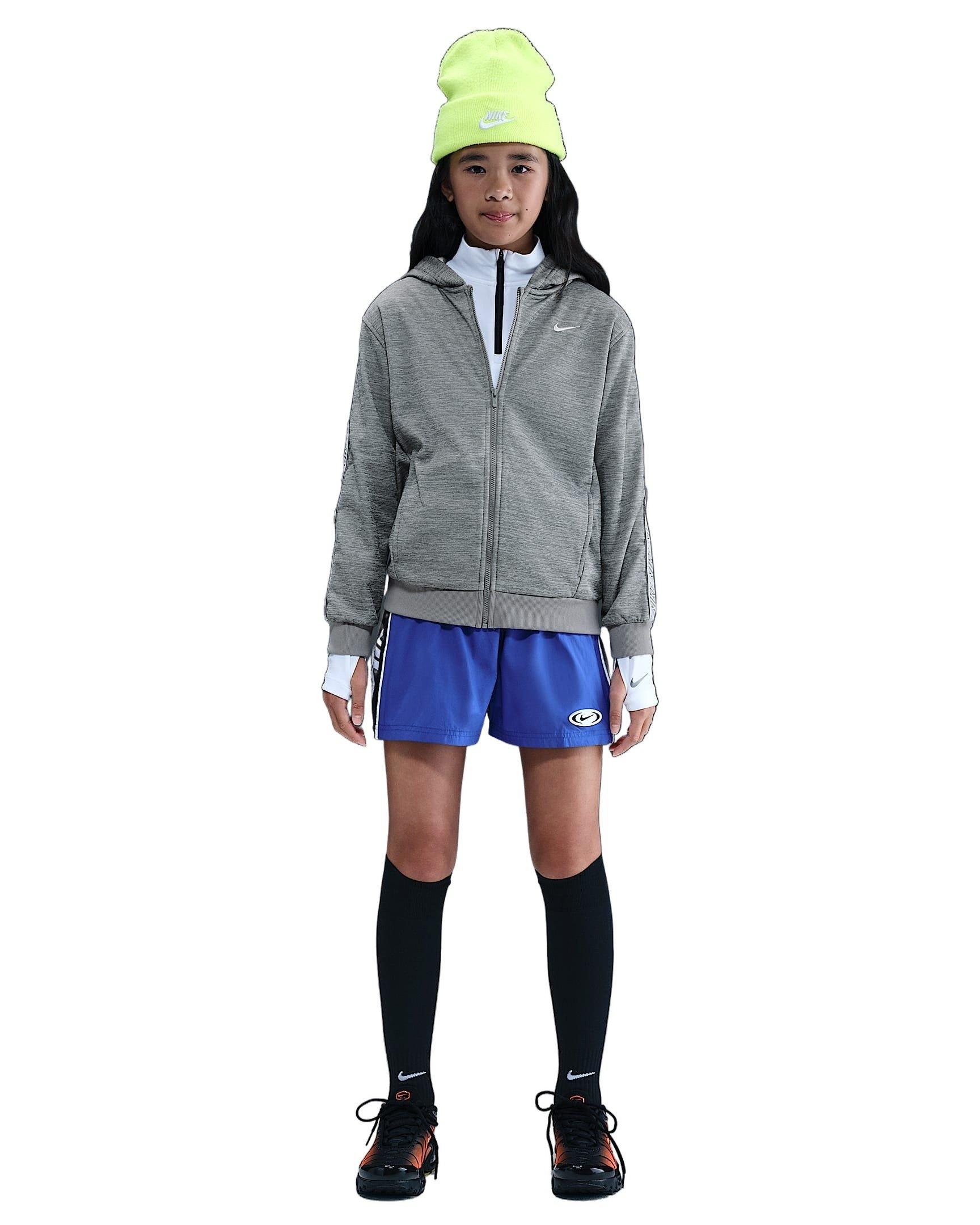 Nike Big Kids' Sportswear Club Dri-FIT Full-Zip Jacket - Grey - GREY Thumbnail View 6