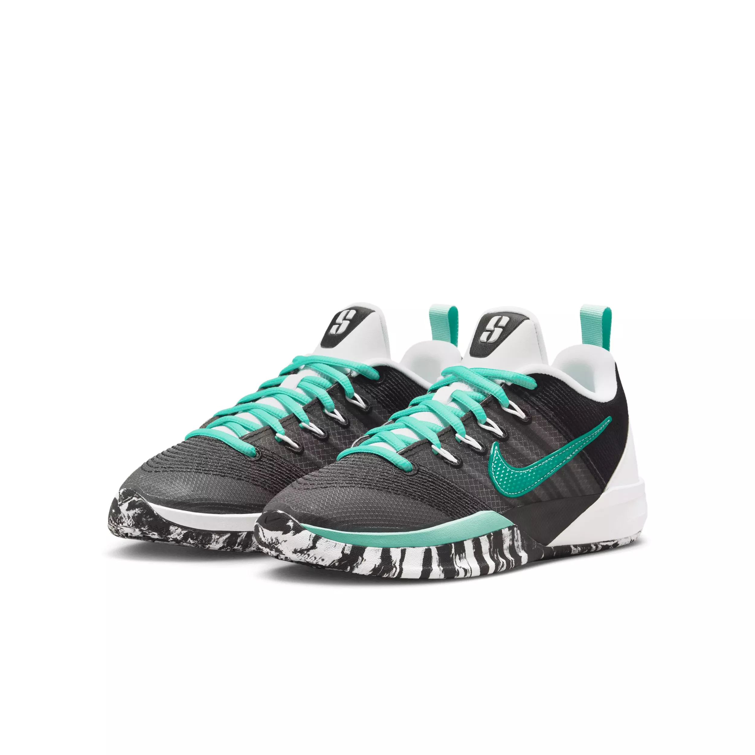 Nike Sabrina 3 "Mint" Grade School Kids' Basketball Shoe - BLACK/WHITE/MINT