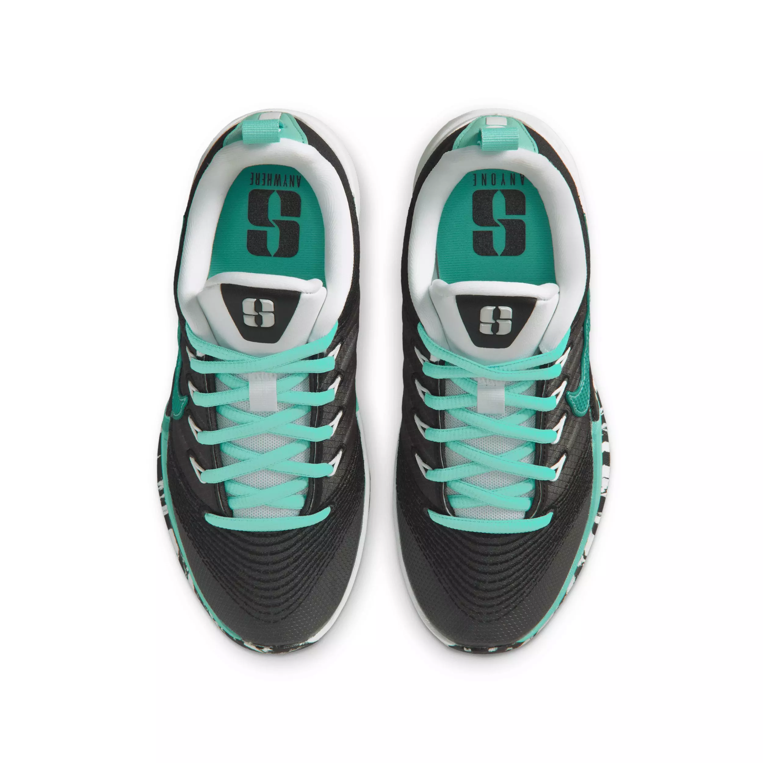 Nike Sabrina 3 "Mint" Grade School Kids' Basketball Shoe - BLACK/WHITE/MINT