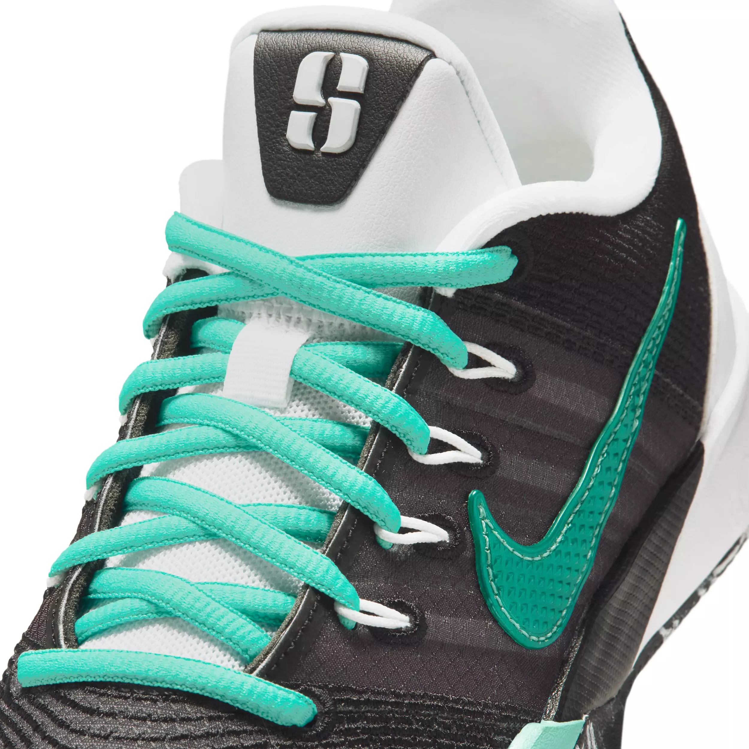 Nike Sabrina 3 "Mint" Grade School Kids' Basketball Shoe - BLACK/WHITE/MINT