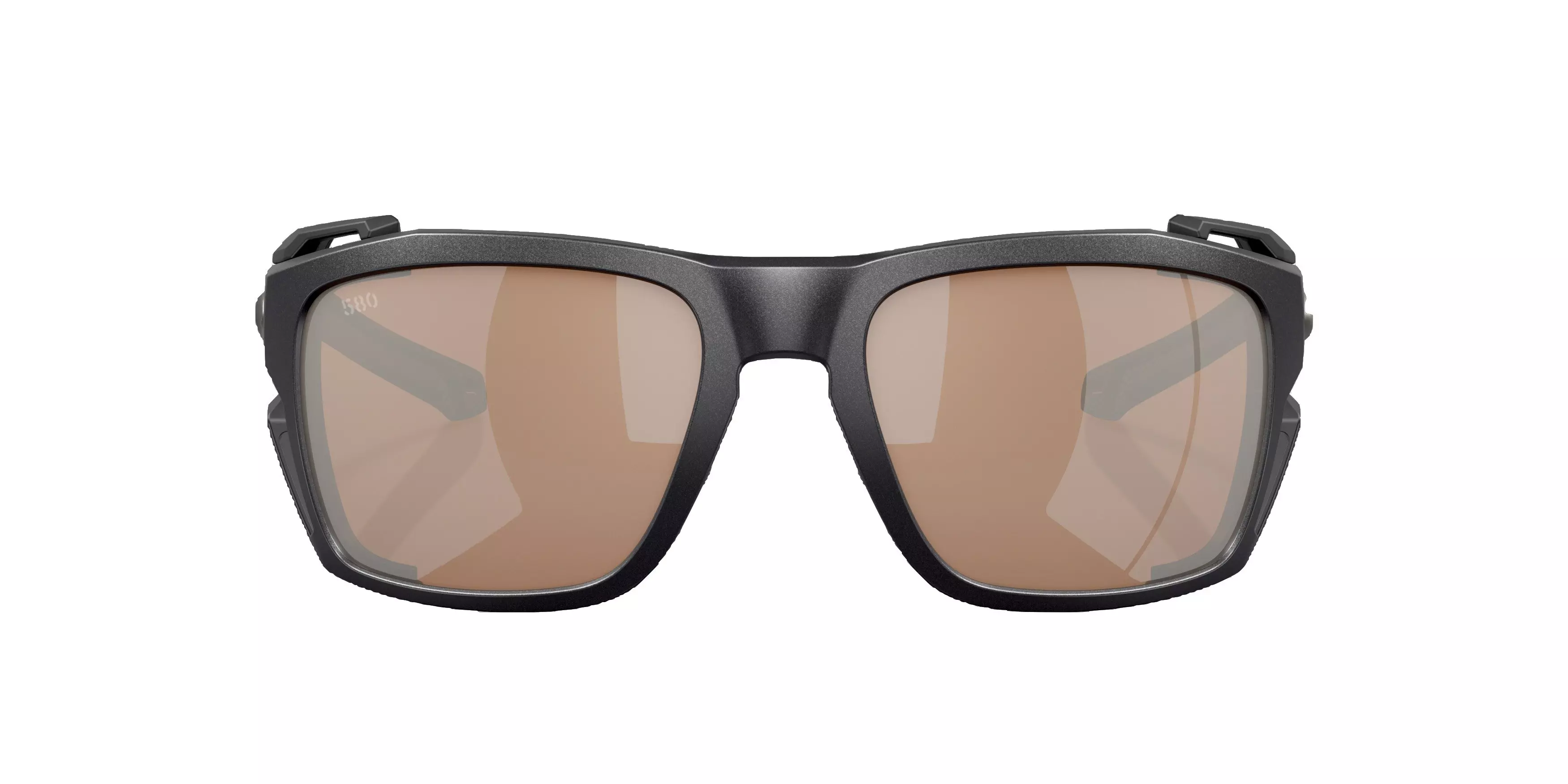 Costa Del Mar King Tide 8 Copper Mirror Polarized Sunglasses - Black Pearl - BLACK