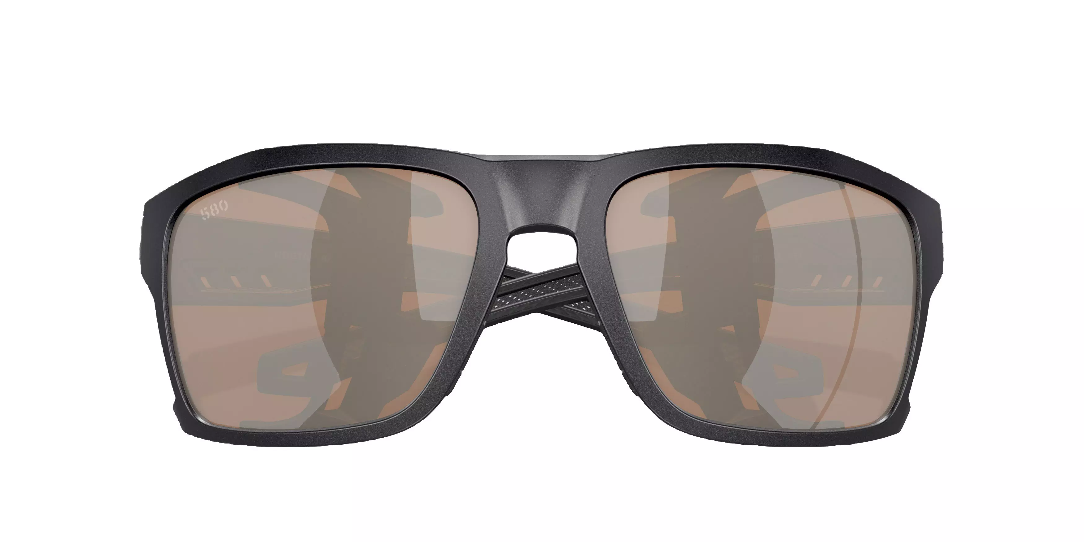 Costa Del Mar King Tide 8 Copper Mirror Polarized Sunglasses - Black Pearl - BLACK