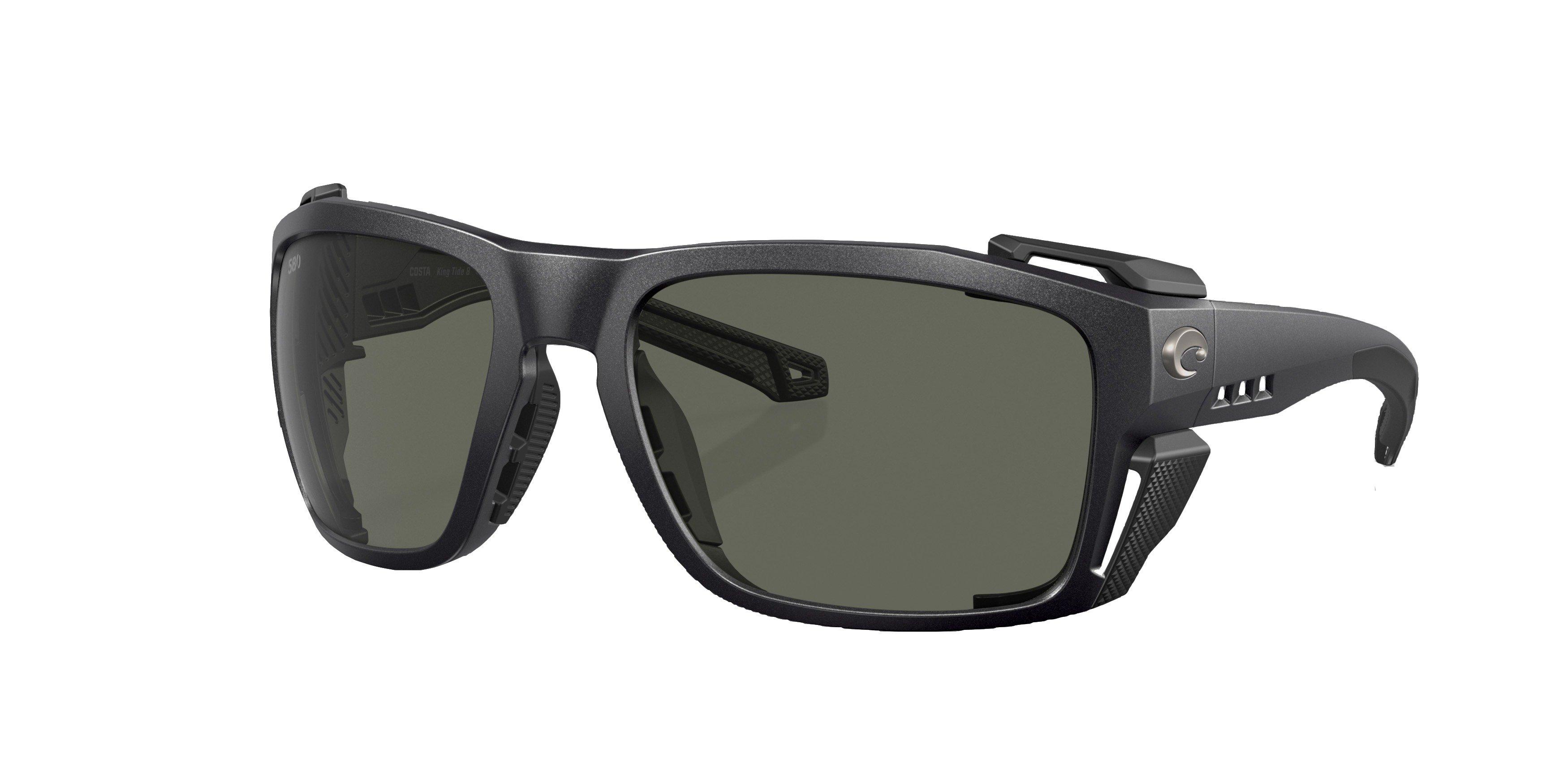 Costa Del Mar King Tide 8 Grey Polarized Sunglasses - Black Pearl - BLACK Thumbnail View 1