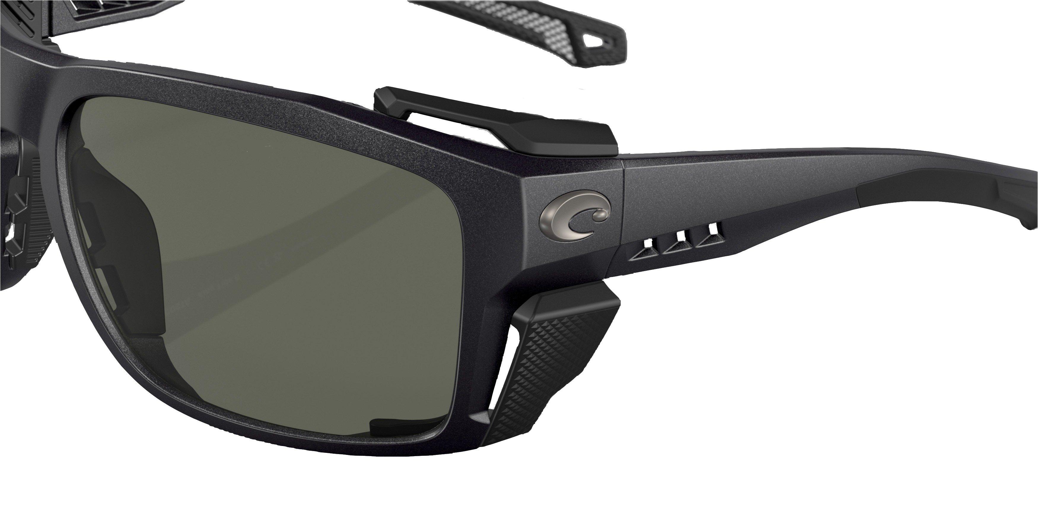 Costa Del Mar King Tide 8 Grey Polarized Sunglasses - Black Pearl - BLACK Thumbnail View 6
