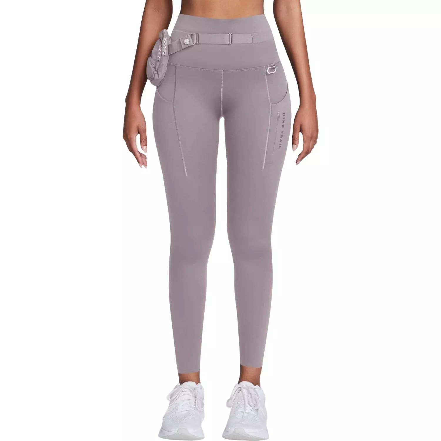 Nike Women's Trail Go Firm-Support High-Waisted 7/8 Leggings with Pockets -Violet - VIOLET