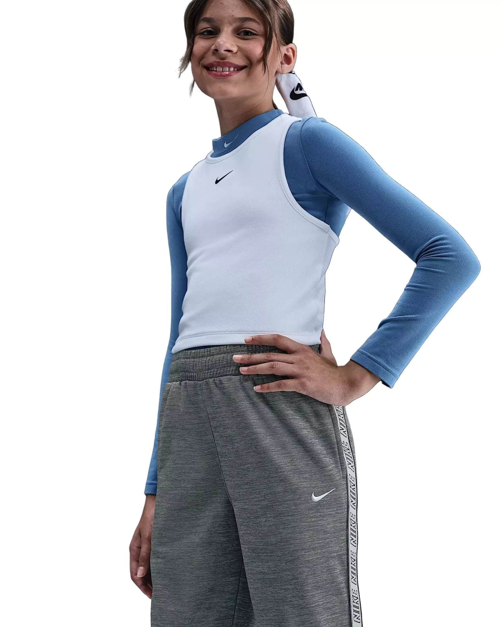 Nike Big Kids' Sportswear Club Dri-FIT Joggers - Grey - GREY