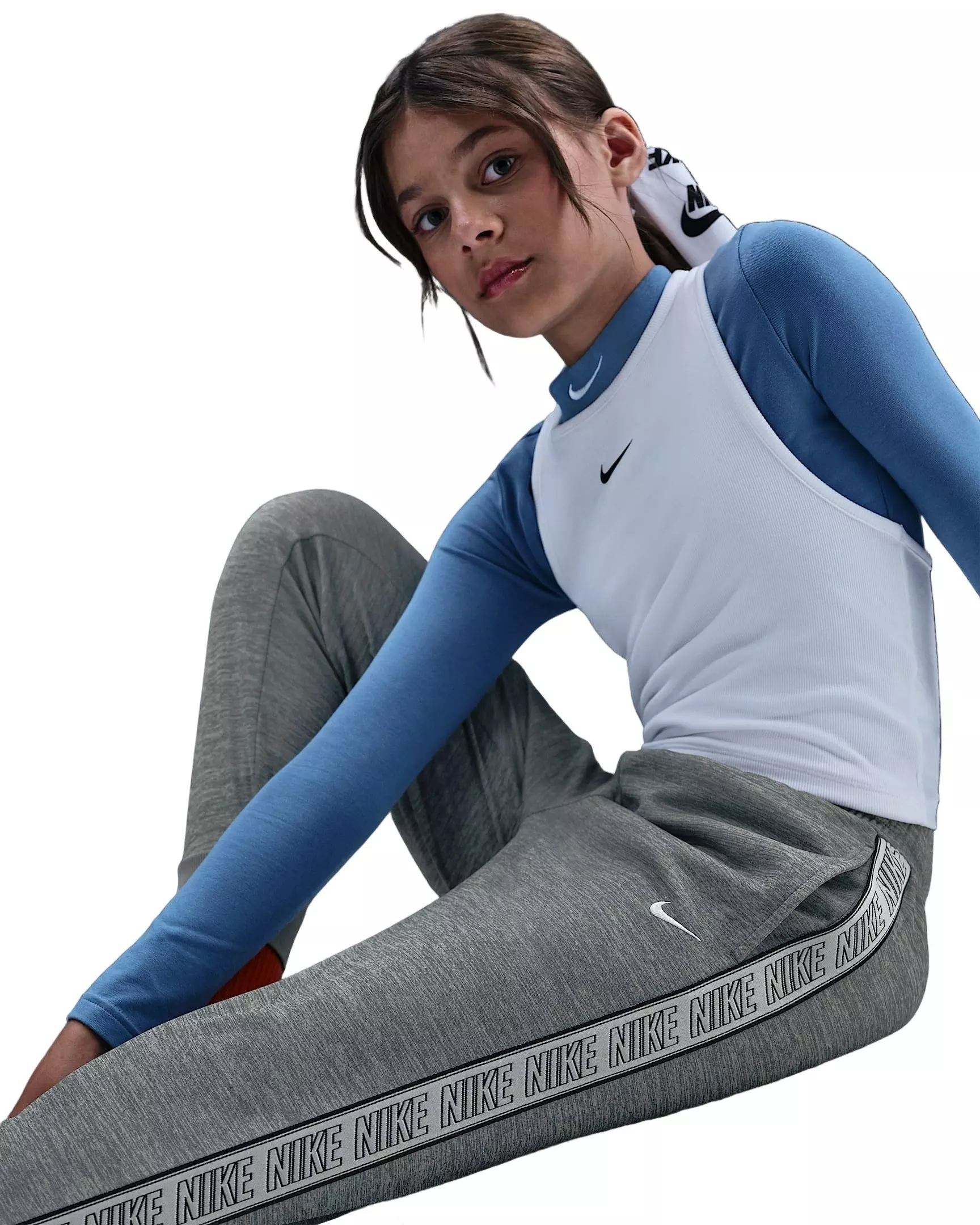 Nike Big Kids' Sportswear Club Dri-FIT Joggers - Grey - GREY