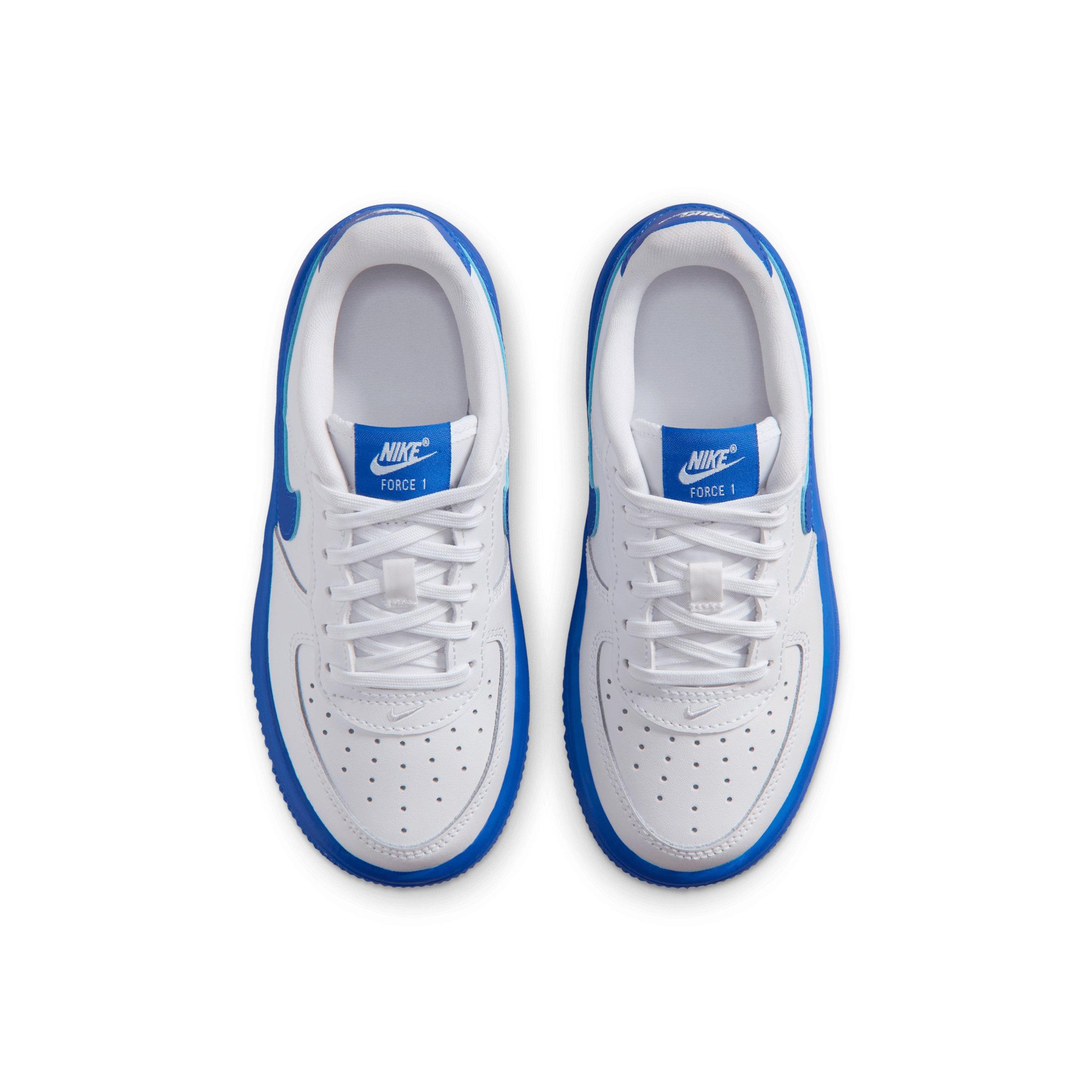 Nike Force 1 Low Preschool Boys' "White/Game Royal" Shoe