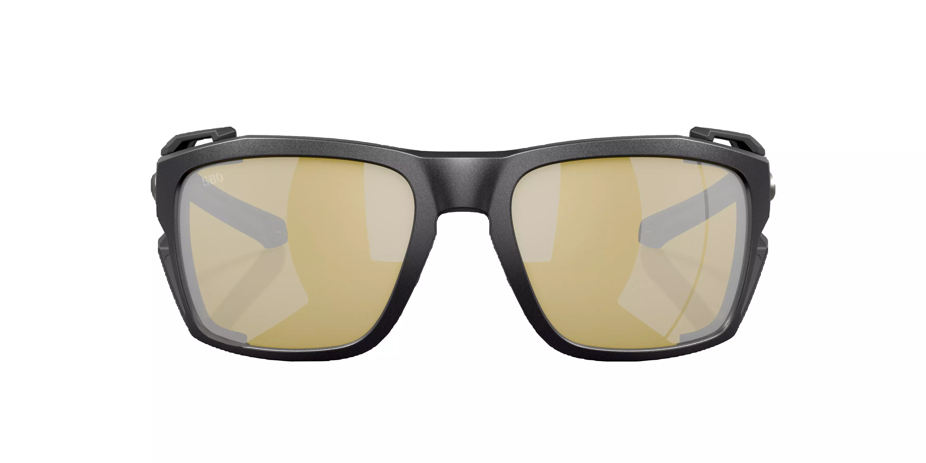 Costa Del Mar King Tide 8 Sunrise Silver Mirror Polarized Sunglasses - Black Pearl - BLACK