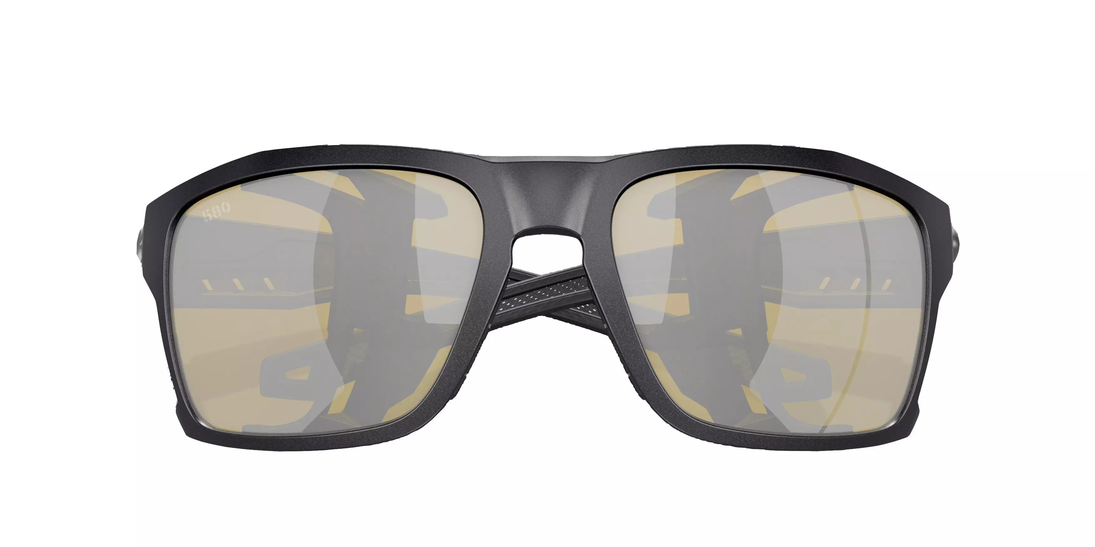 Costa Del Mar King Tide 8 Sunrise Silver Mirror Polarized Sunglasses - Black Pearl - BLACK