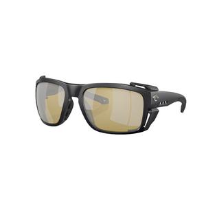Costa Del Mar King Tide 8 Sunrise Silver Mirror Polarized Sunglasses - Black Pearl
