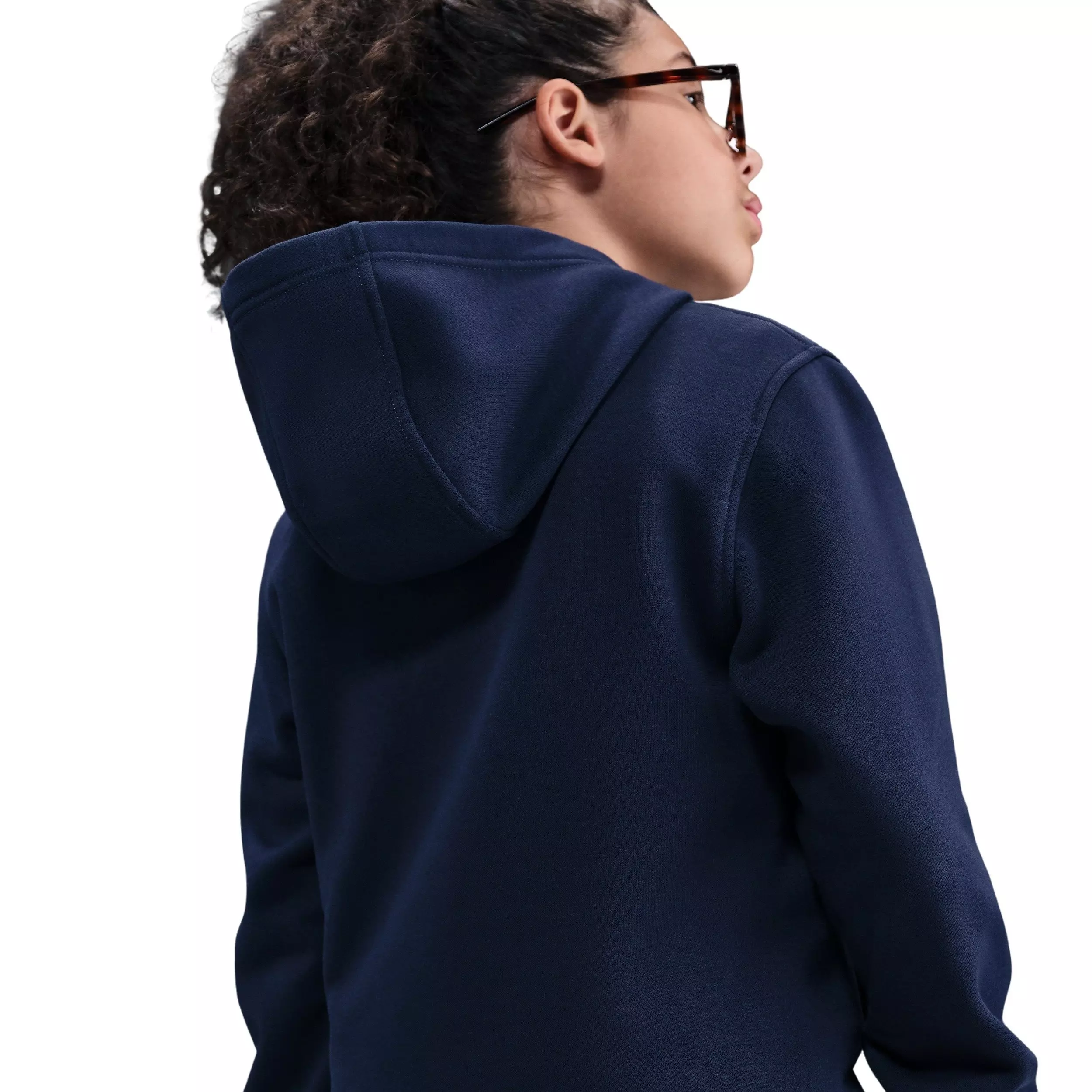 Nike Big Kids' Sportswear Club Fleece Hoodie - Blue - BLUE