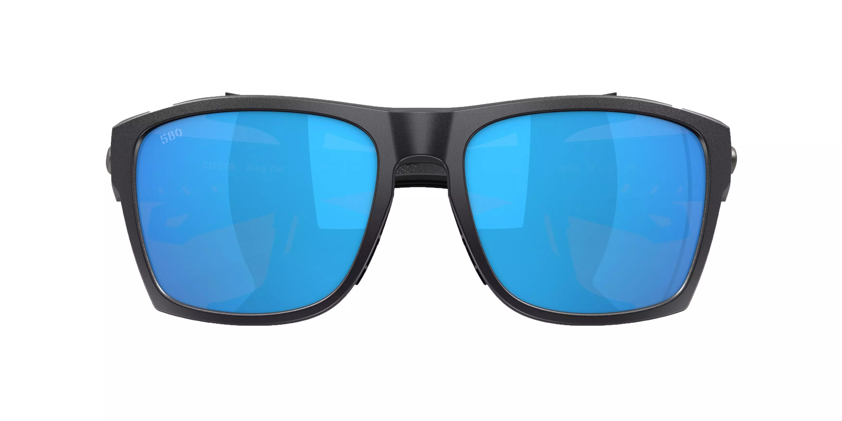 Costa Del Mar King Tide 6 Blue Mirror Polarized Sunglasses - Black Pearl - BLACK
