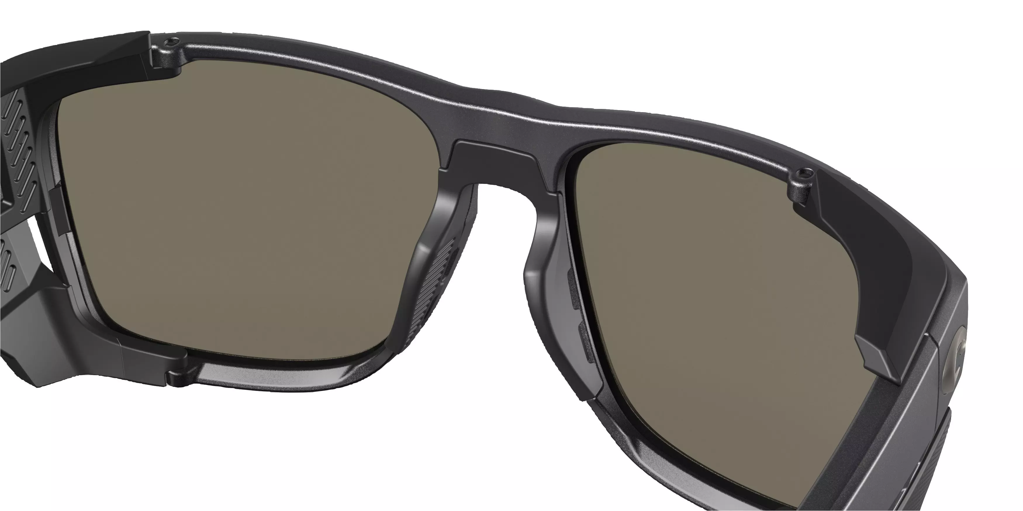 Costa Del Mar King Tide 6 Blue Mirror Polarized Sunglasses - Black Pearl - BLACK