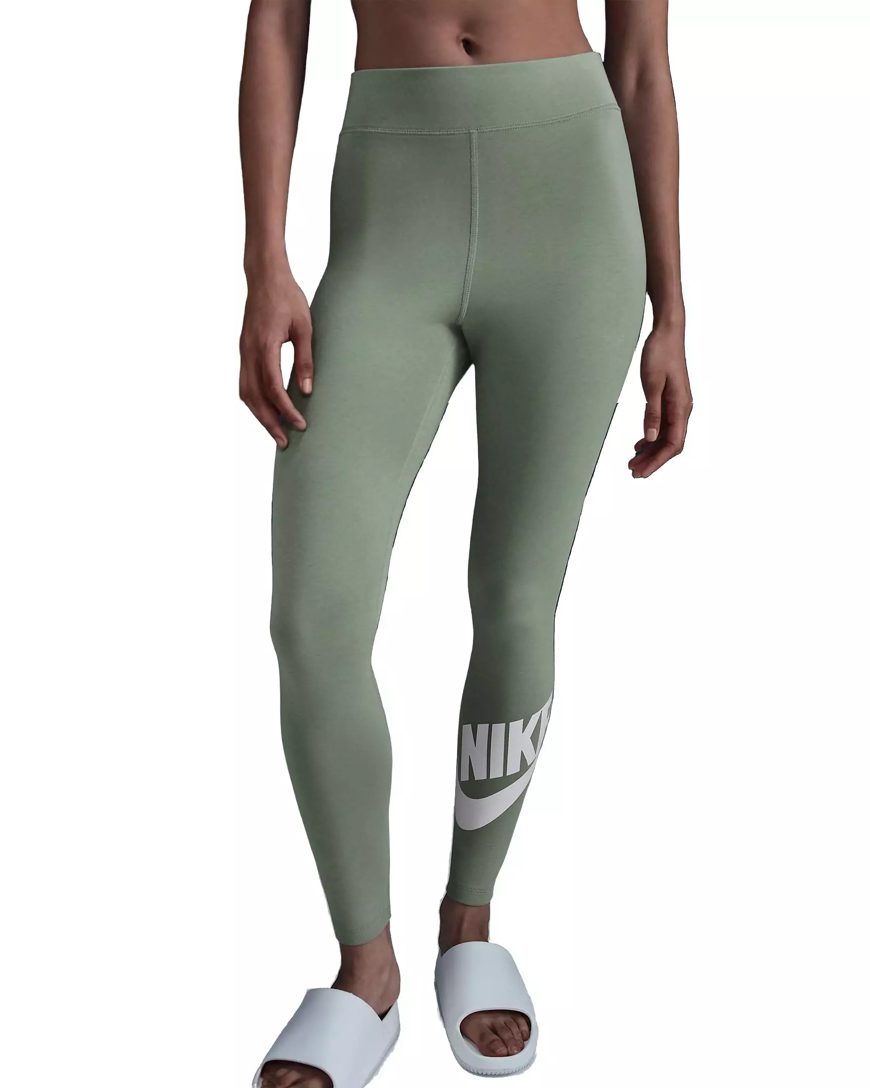 Nike Women's Sportswear Classics High-Waisted Graphic Leggings -Jade - JADE