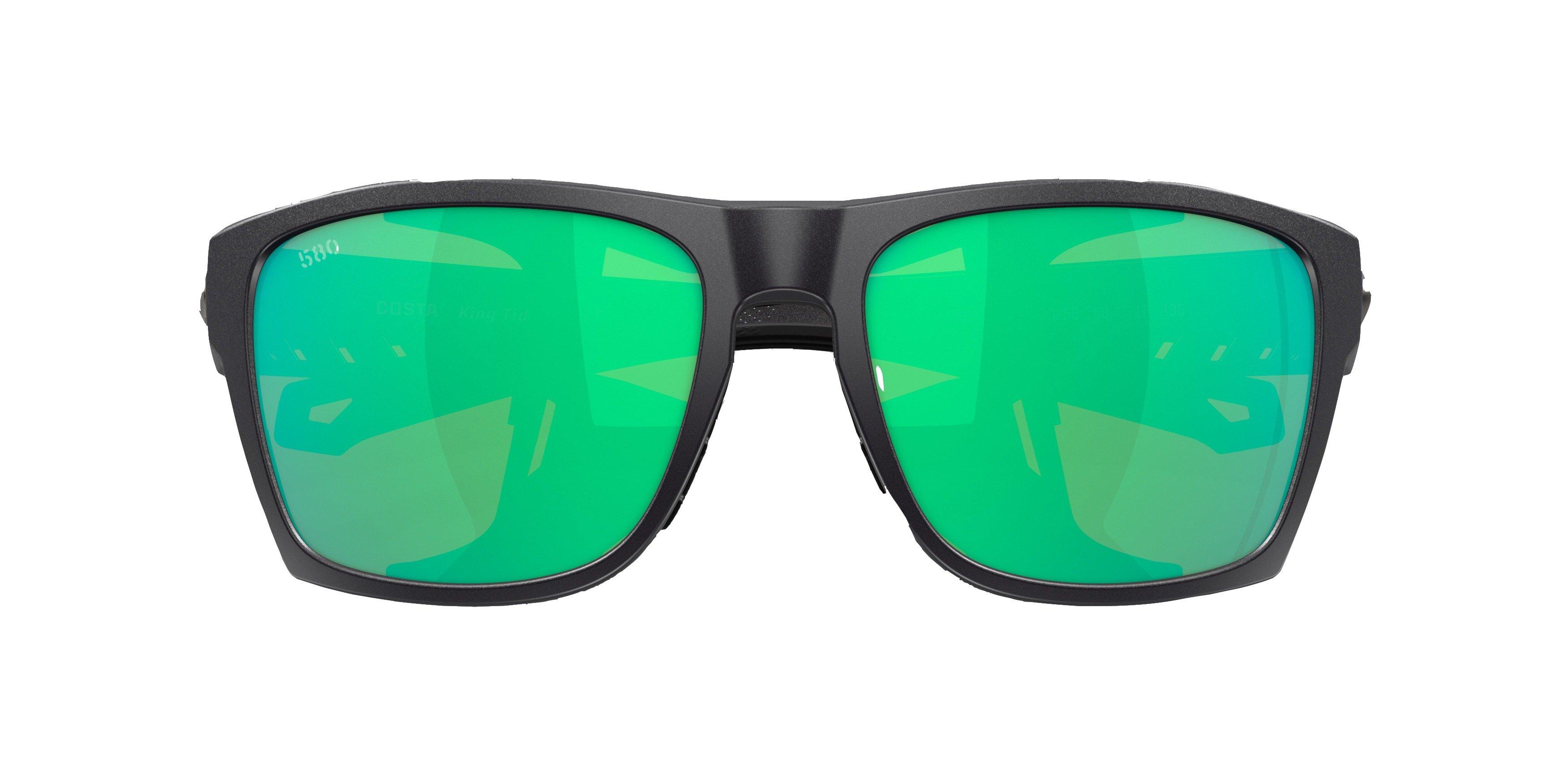 Costa Del Mar King Tide 6 Green Mirror Polarized Sunglasses - Black Pearl - BLACK Thumbnail View 4