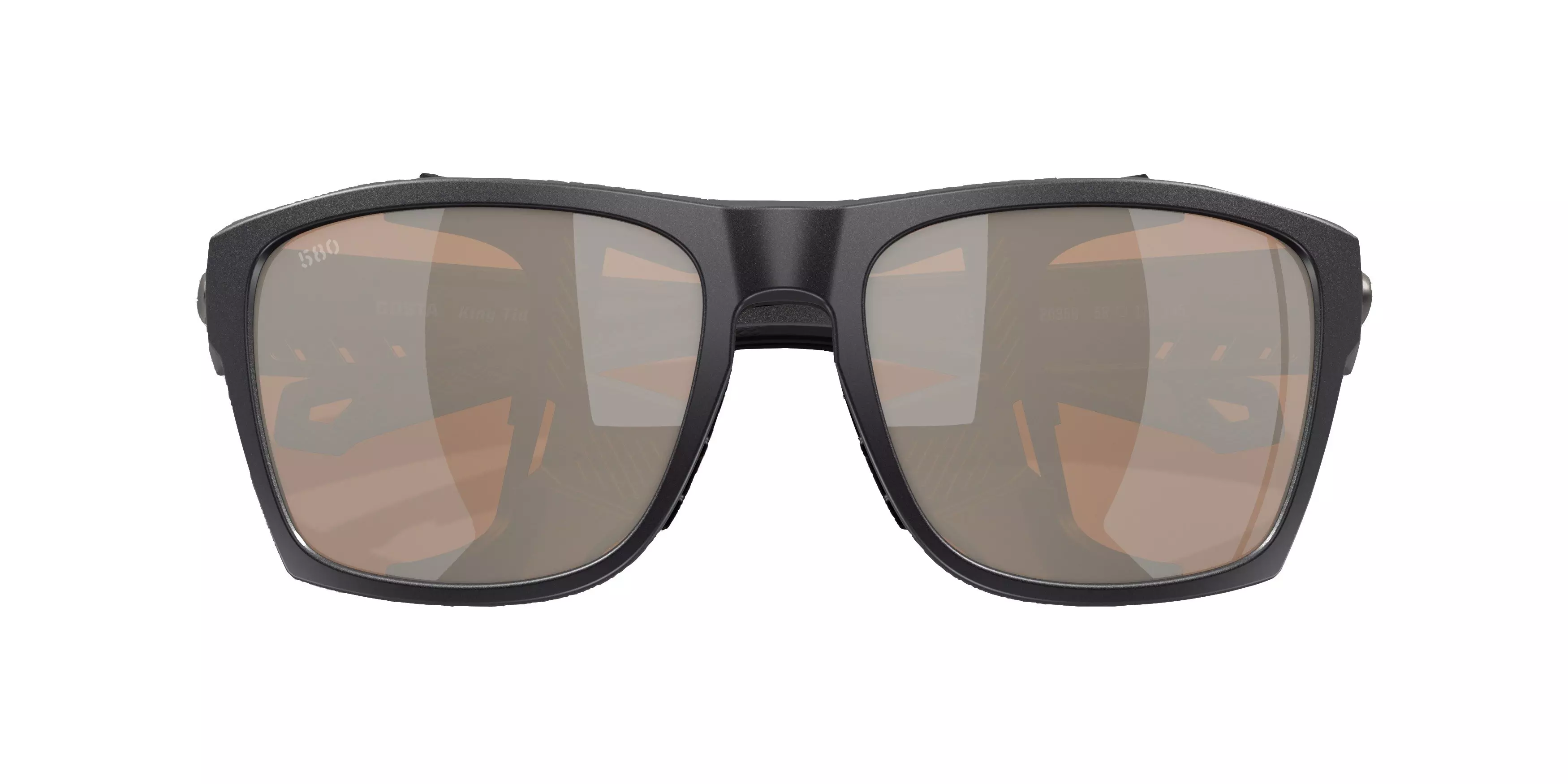 Costa Del Mar King Tide 6 Copper Mirror Polarized Sunglasses - Black Pearl - BLACK