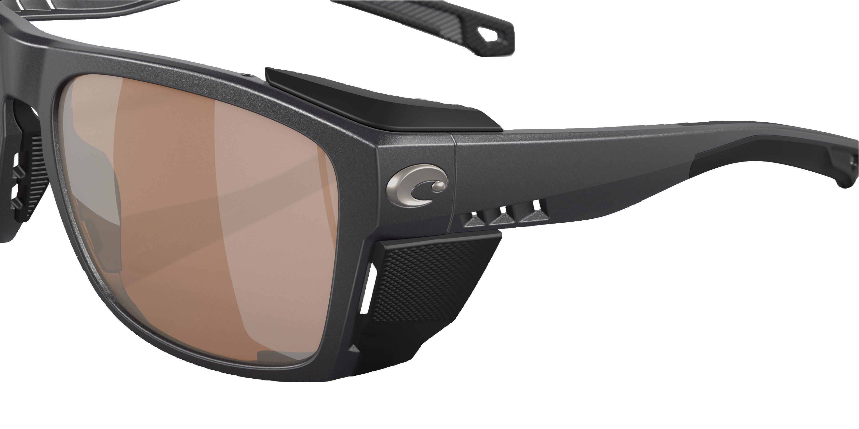 Costa Del Mar King Tide 6 Copper Mirror Polarized Sunglasses - Black Pearl - BLACK Thumbnail View 6