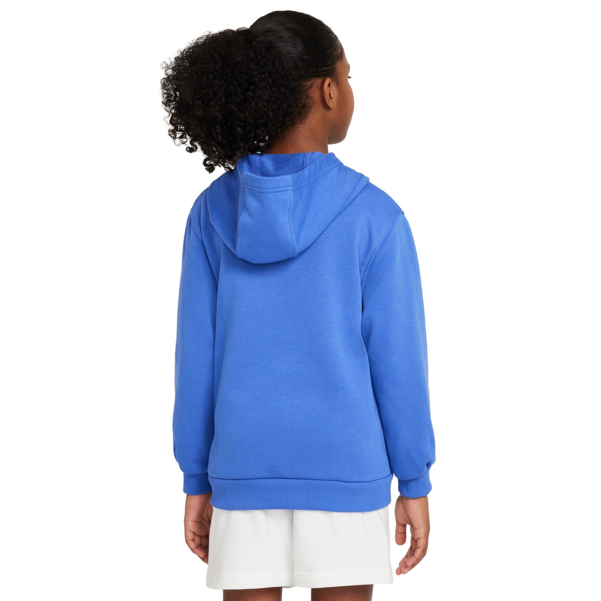 Nike Sportswear Club French Terry Big Kids' Blue Hoodie
