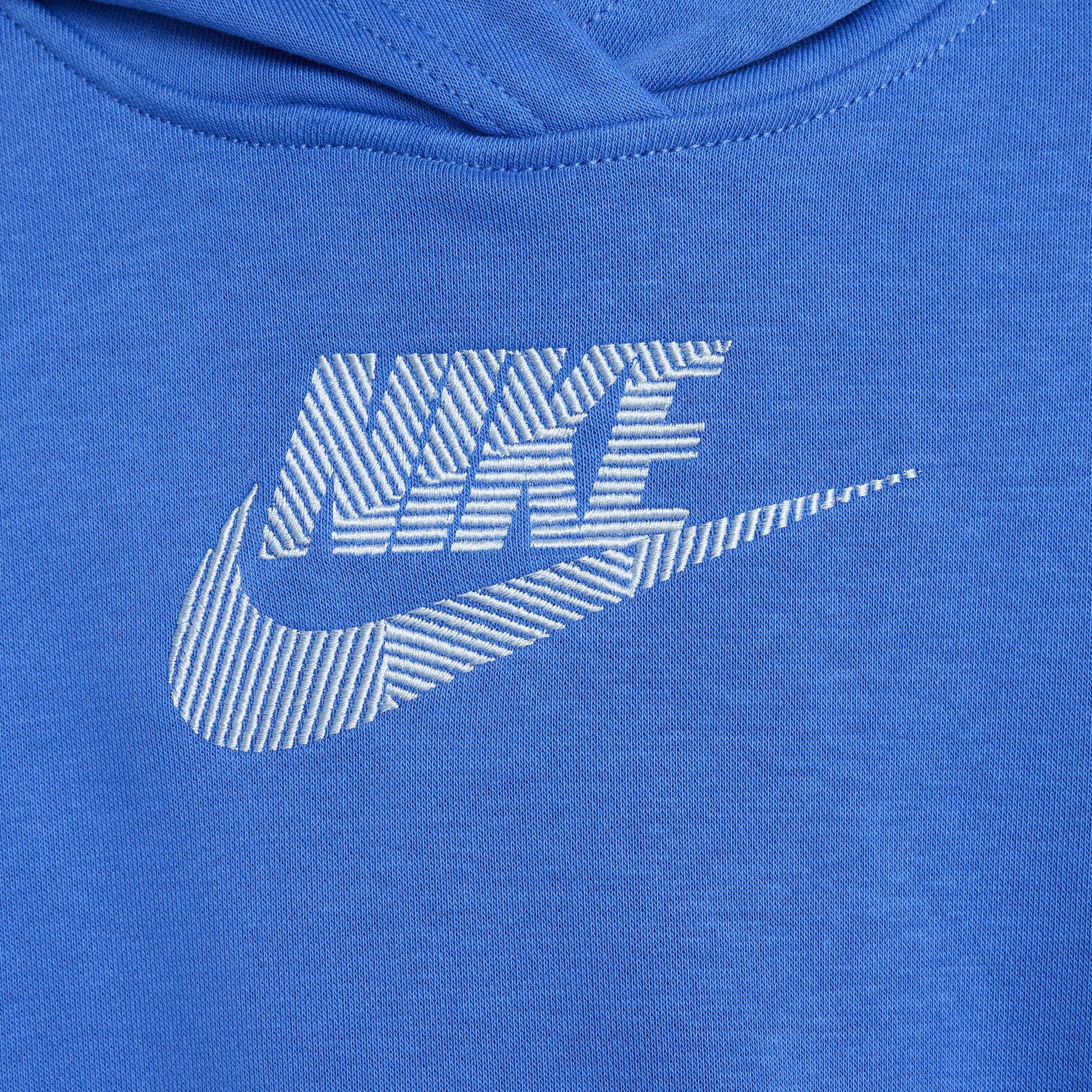 Nike Sportswear Club French Terry Big Kids' Blue Hoodie