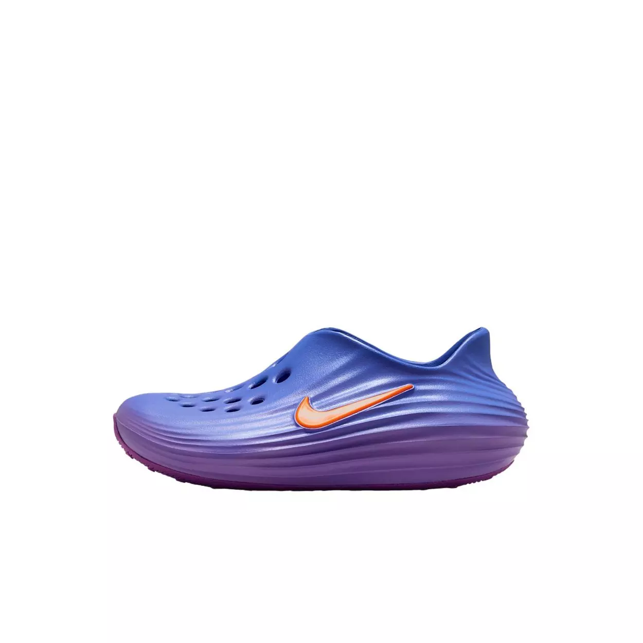 Nike ReactX Rejuven8 "Medium Blue/Bright Violet/Turf Orange" Preschool Boys' Shoe - MD BLUE/VIOLET/ORANGE