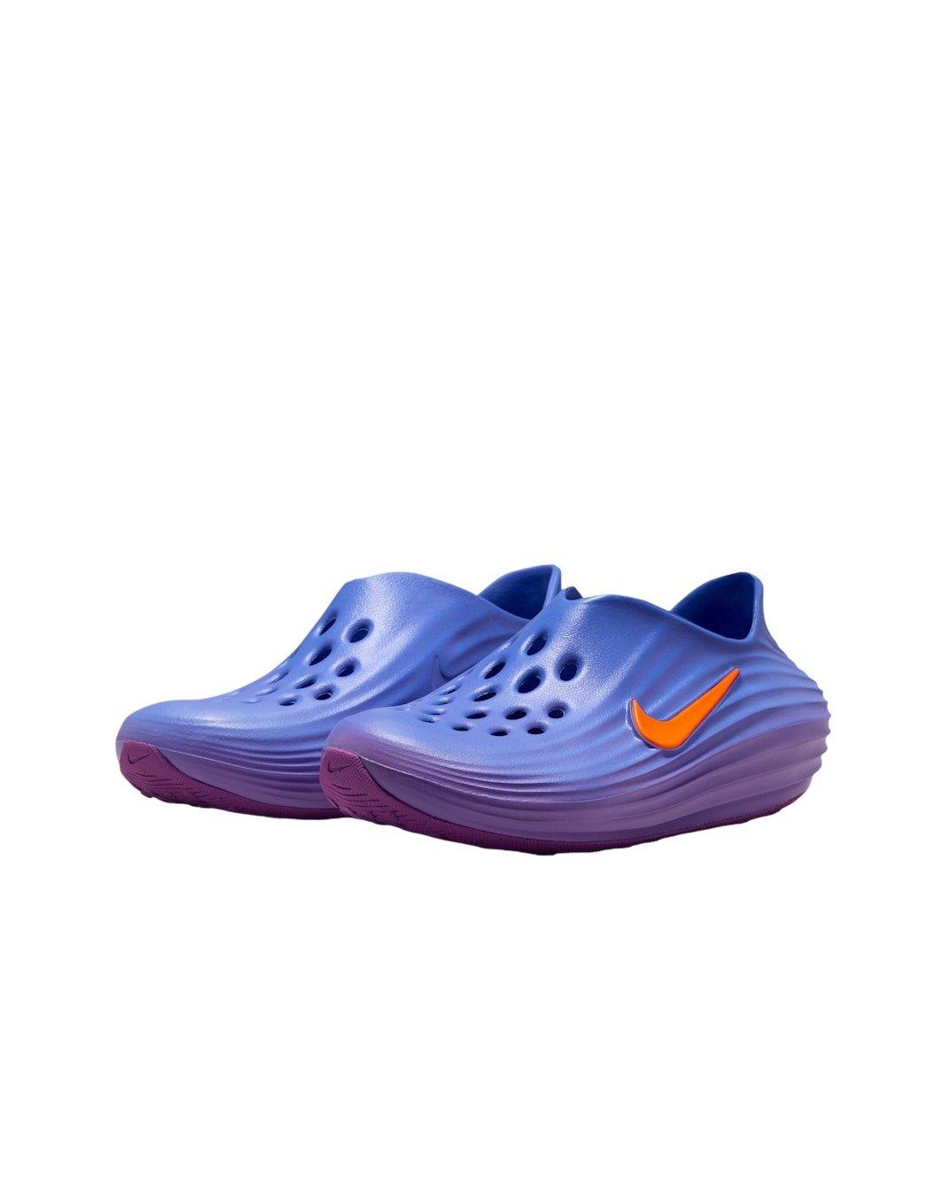 Nike ReactX Rejuven8 "Medium Blue/Bright Violet/Turf Orange" Preschool Boys' Shoe - MD BLUE/VIOLET/ORANGE Thumbnail View 3