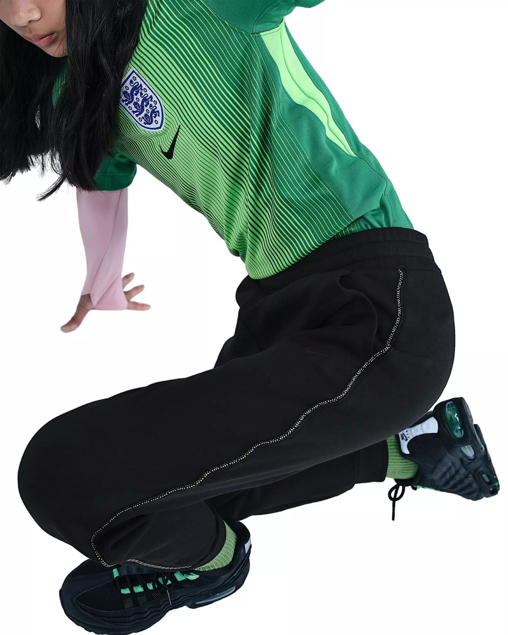 Nike Big Kids' Sportswear Club French Terry Joggers - Black - BLACK