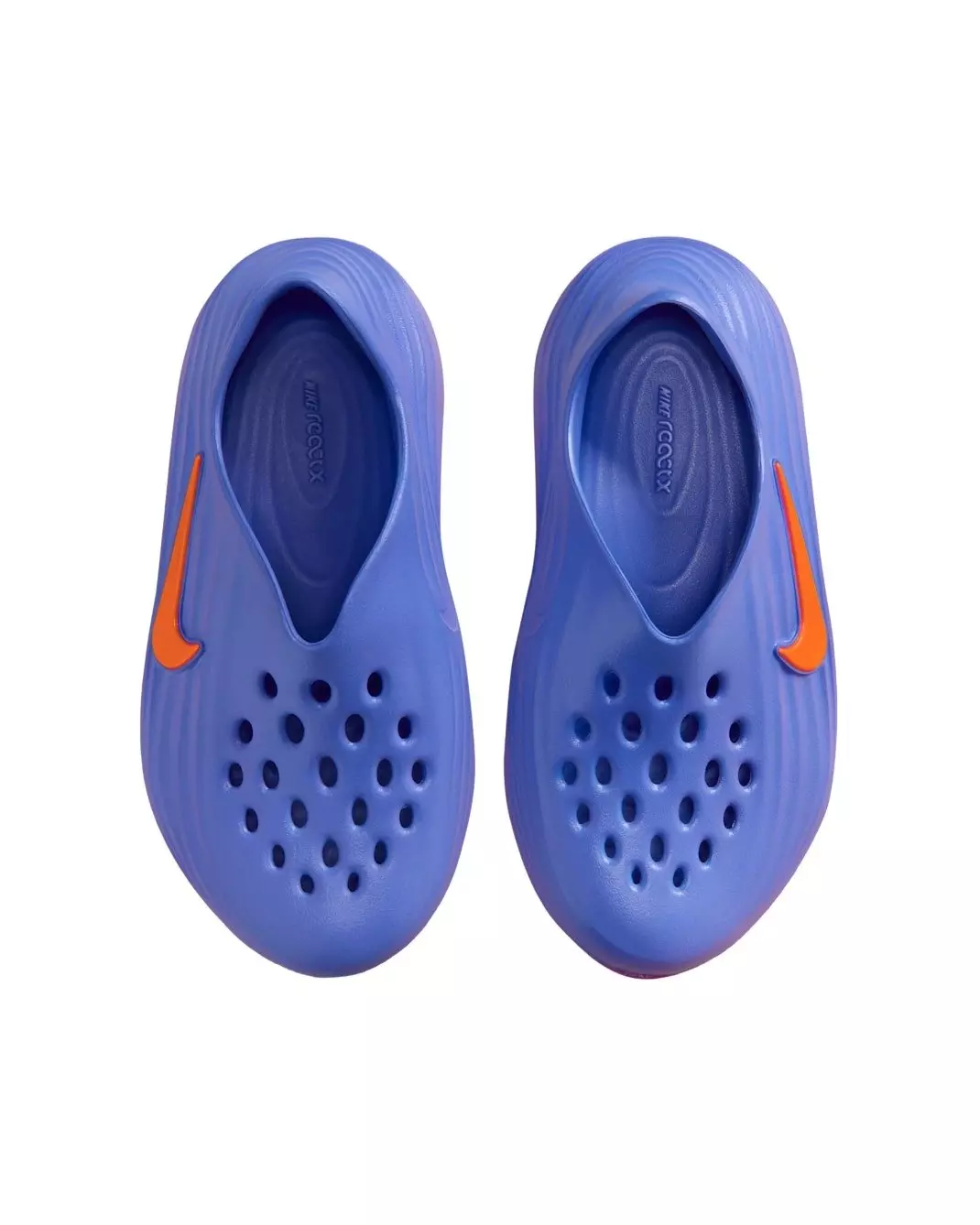 Nike ReactX Rejuven8 "Medium Blue/Bright Violet/Turf Orange" Grade School Boys' Shoe - MD BLUE/VIOLET/ORANGE