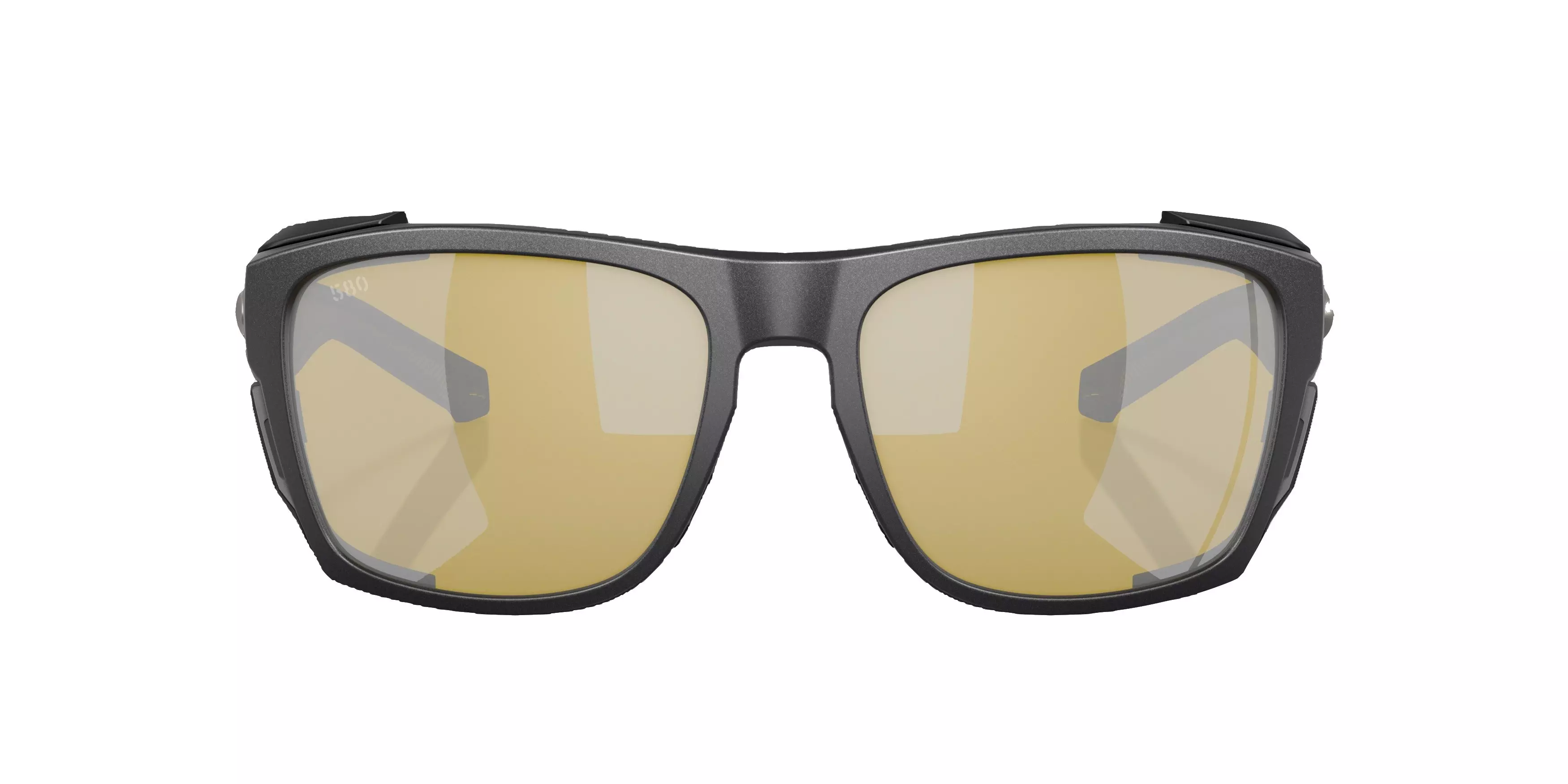 Costa Del Mar King Tide 6 Sunrise Silver Mirror Polarized Sunglasses - Black Pearl - BLACK