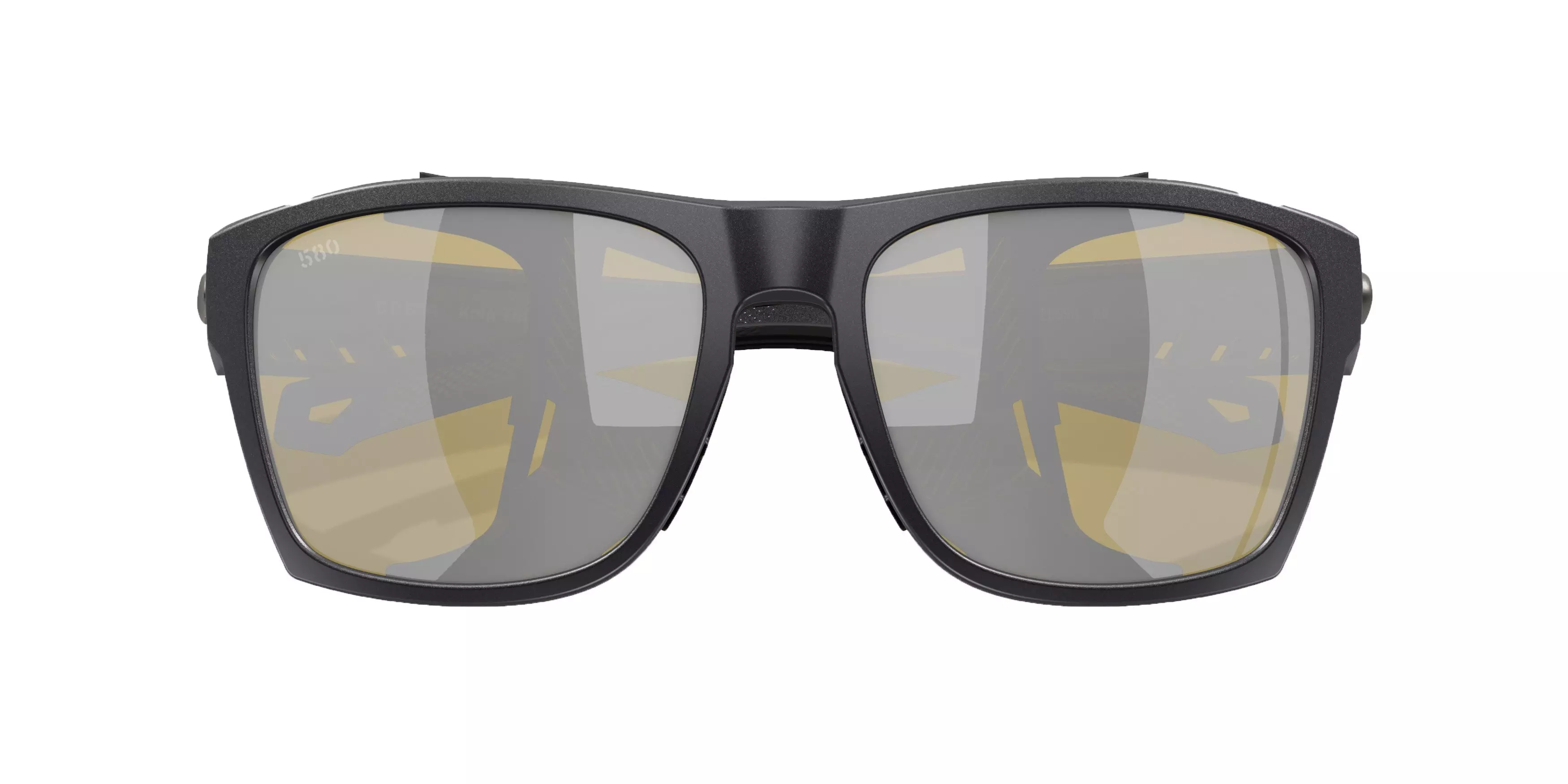 Costa Del Mar King Tide 6 Sunrise Silver Mirror Polarized Sunglasses - Black Pearl - BLACK