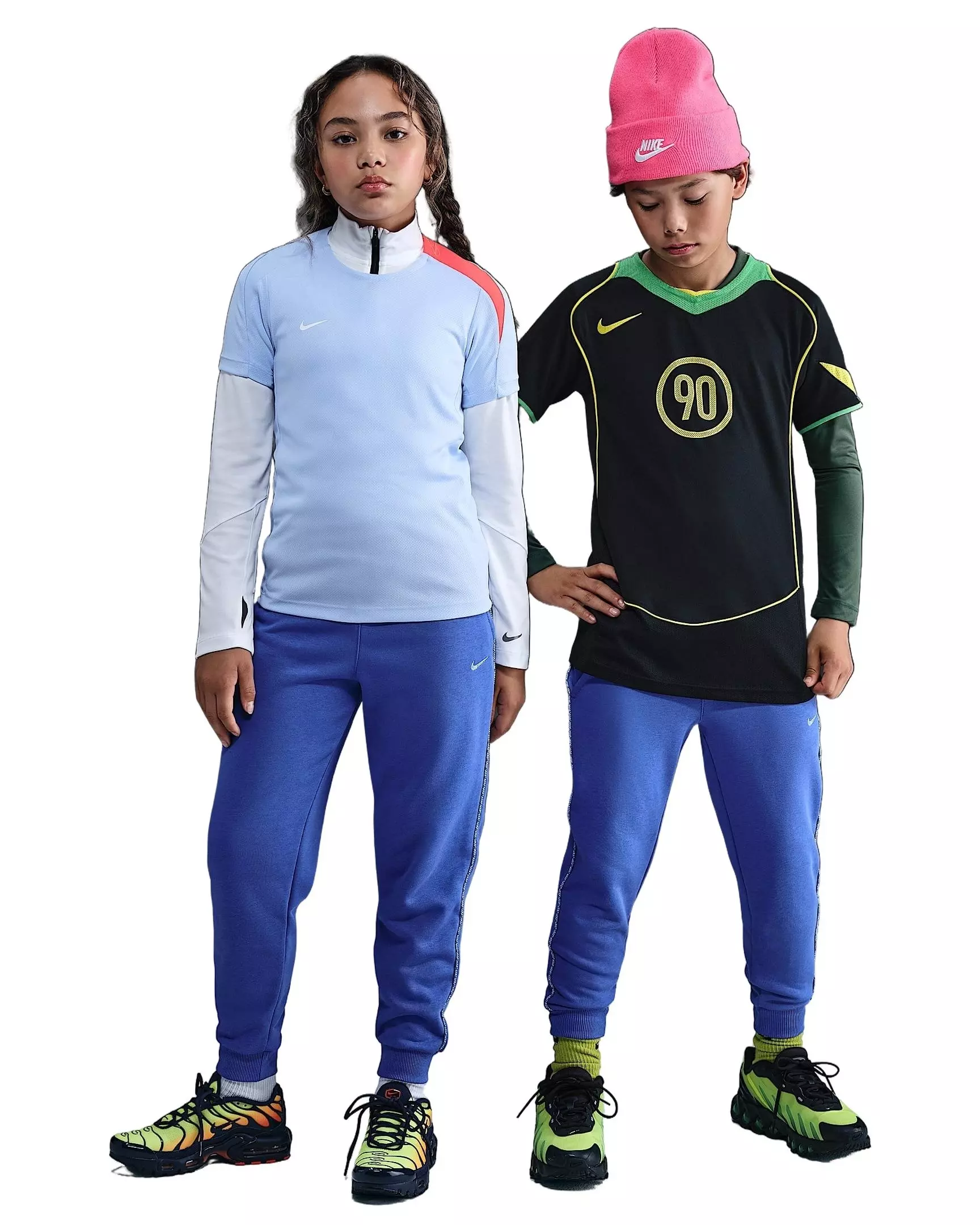 Nike Big Kids' Sportswear Club French Terry Joggers - Blue - BLUE