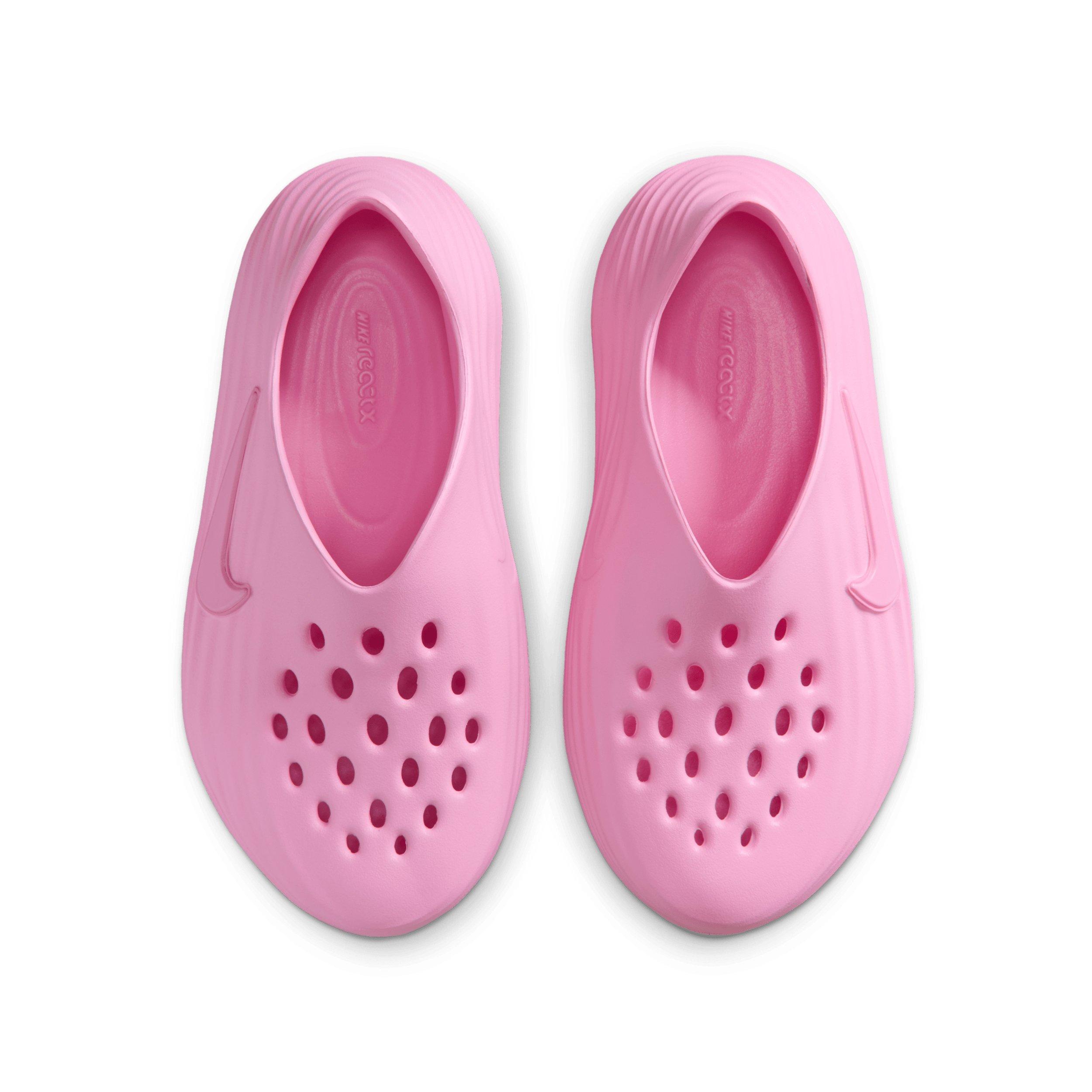 Nike ReactX Rejuven8 "Pink Rise/Pink Rise" Grade School Girls' Shoe - PINK/PINK Thumbnail View 4