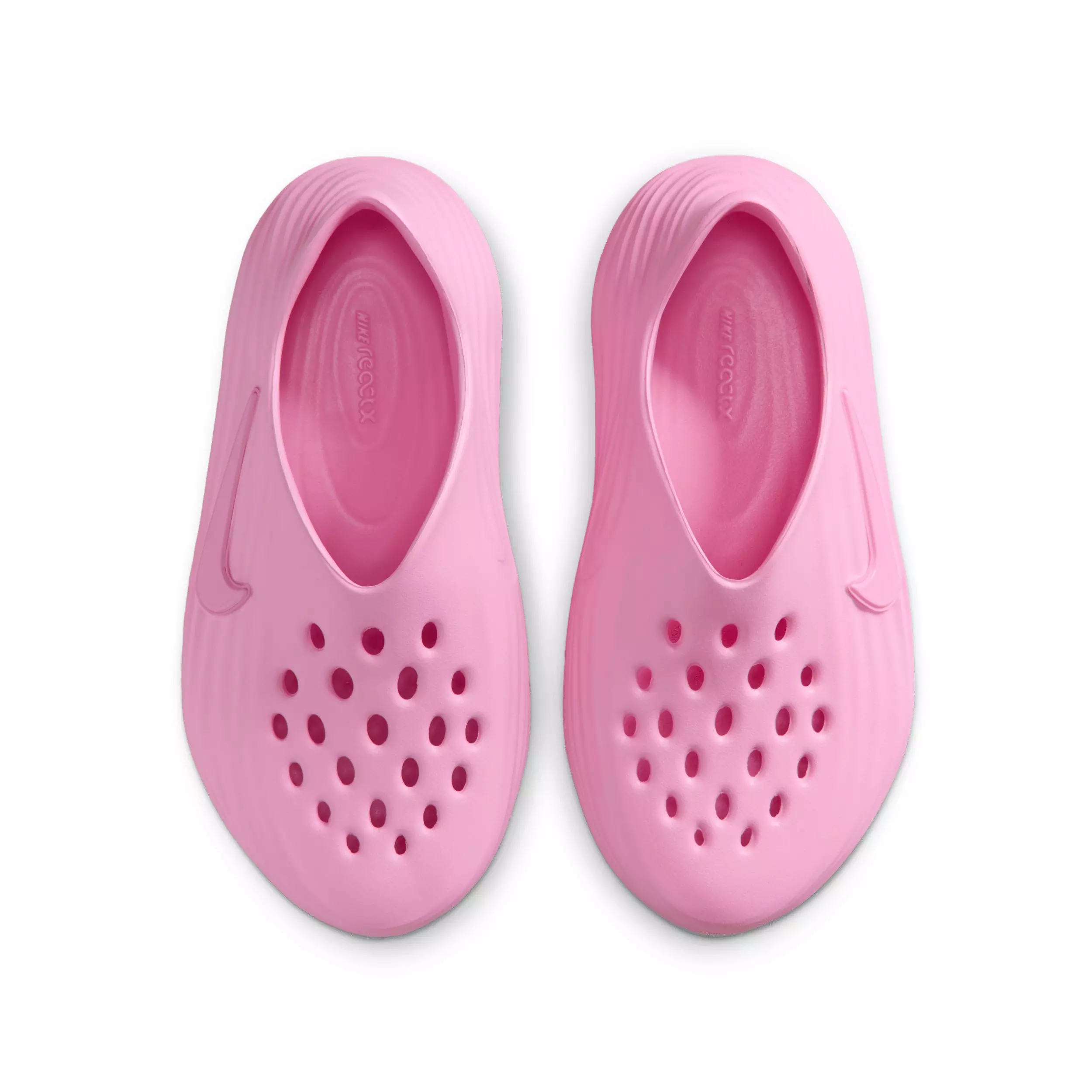 Nike ReactX Rejuven8 "Pink Rise/Pink Rise" Grade School Girls' Shoe - PINK/PINK