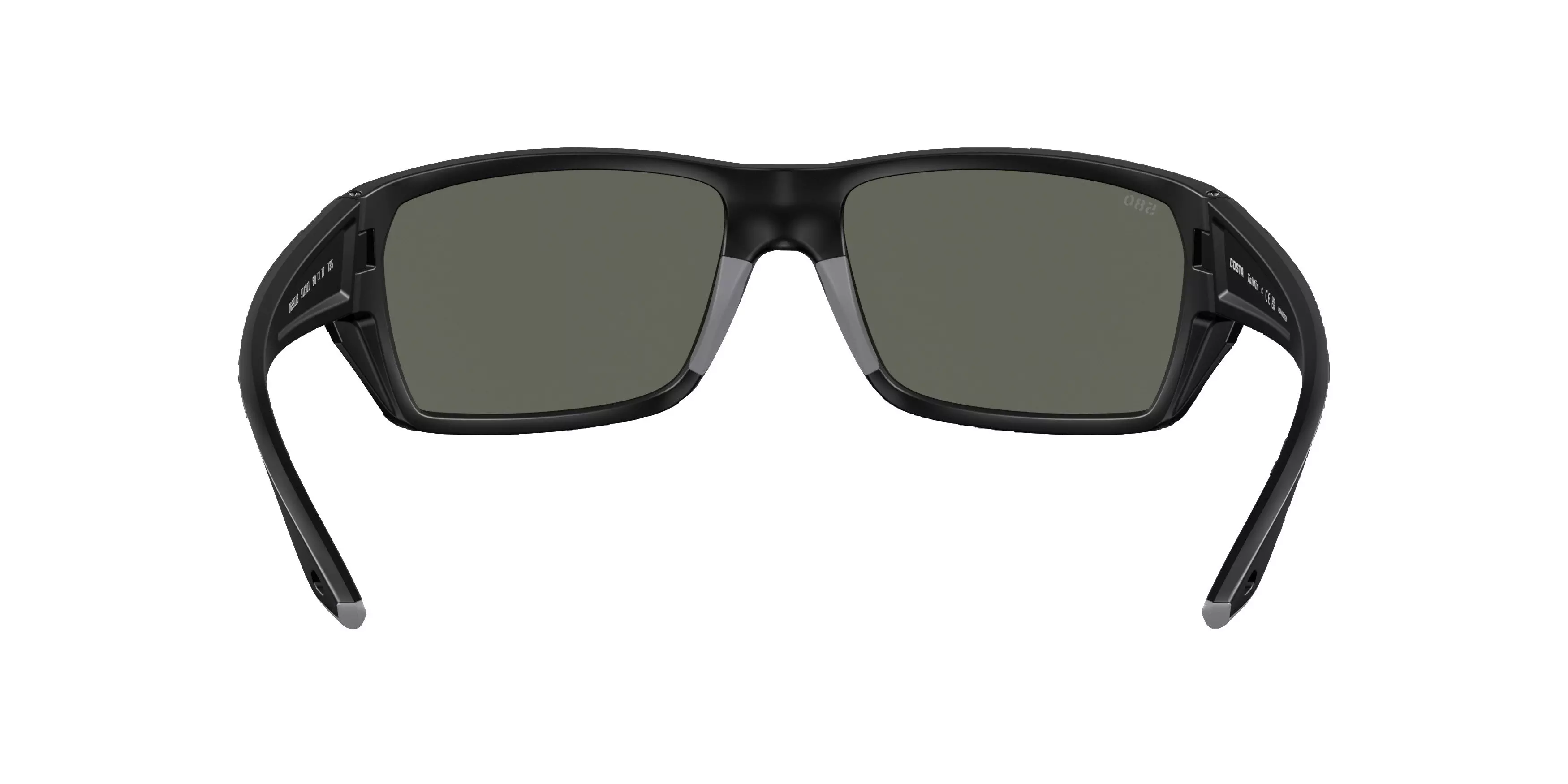 Costa Del Mar Tailfin S Black Polarized Sunglasses - Matte Black - BLACK