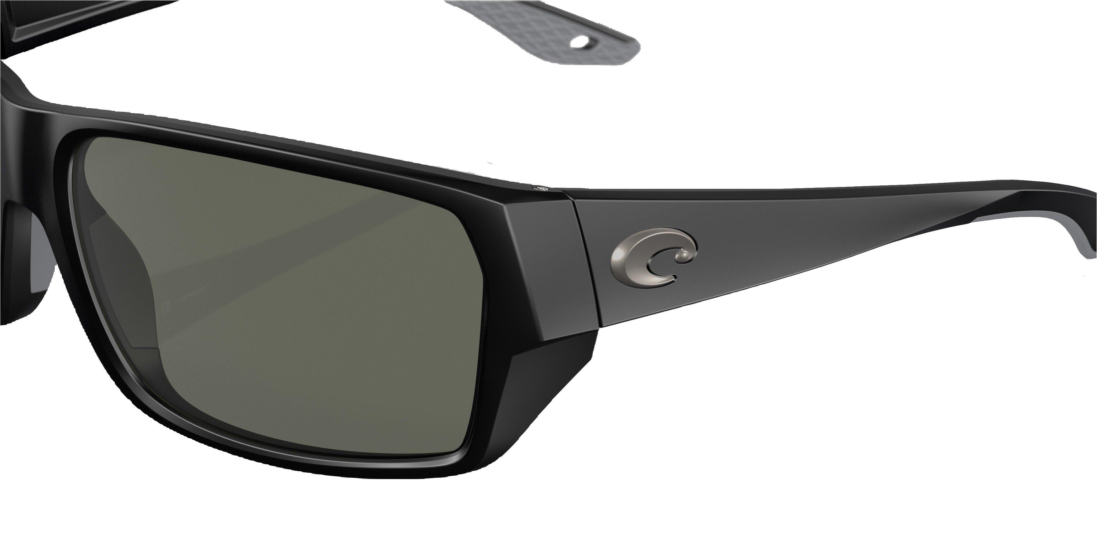 Costa Del Mar Tailfin S Black Polarized Sunglasses - Matte Black - BLACK Thumbnail View 6