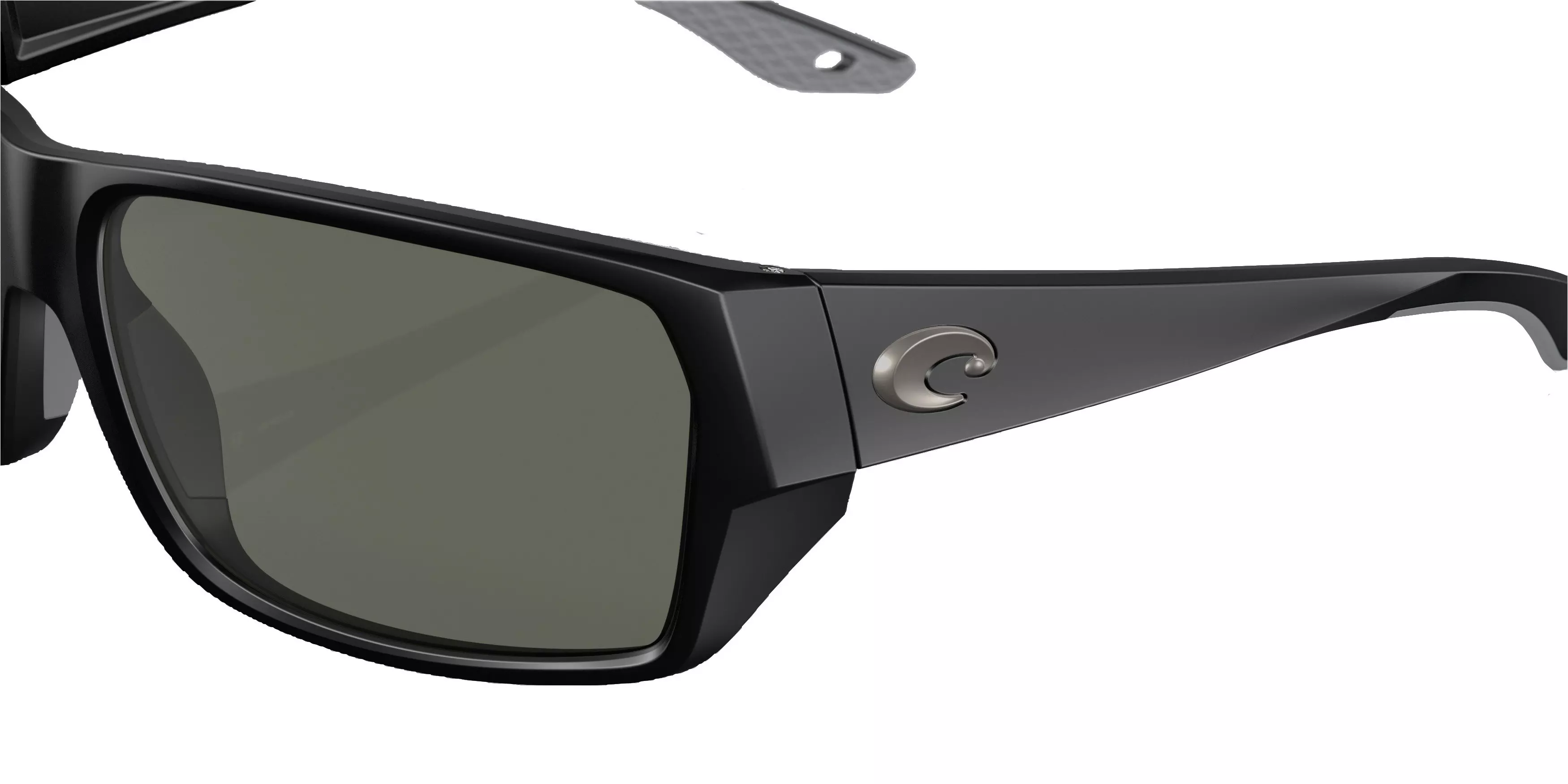 Costa Del Mar Tailfin S Black Polarized Sunglasses - Matte Black - BLACK