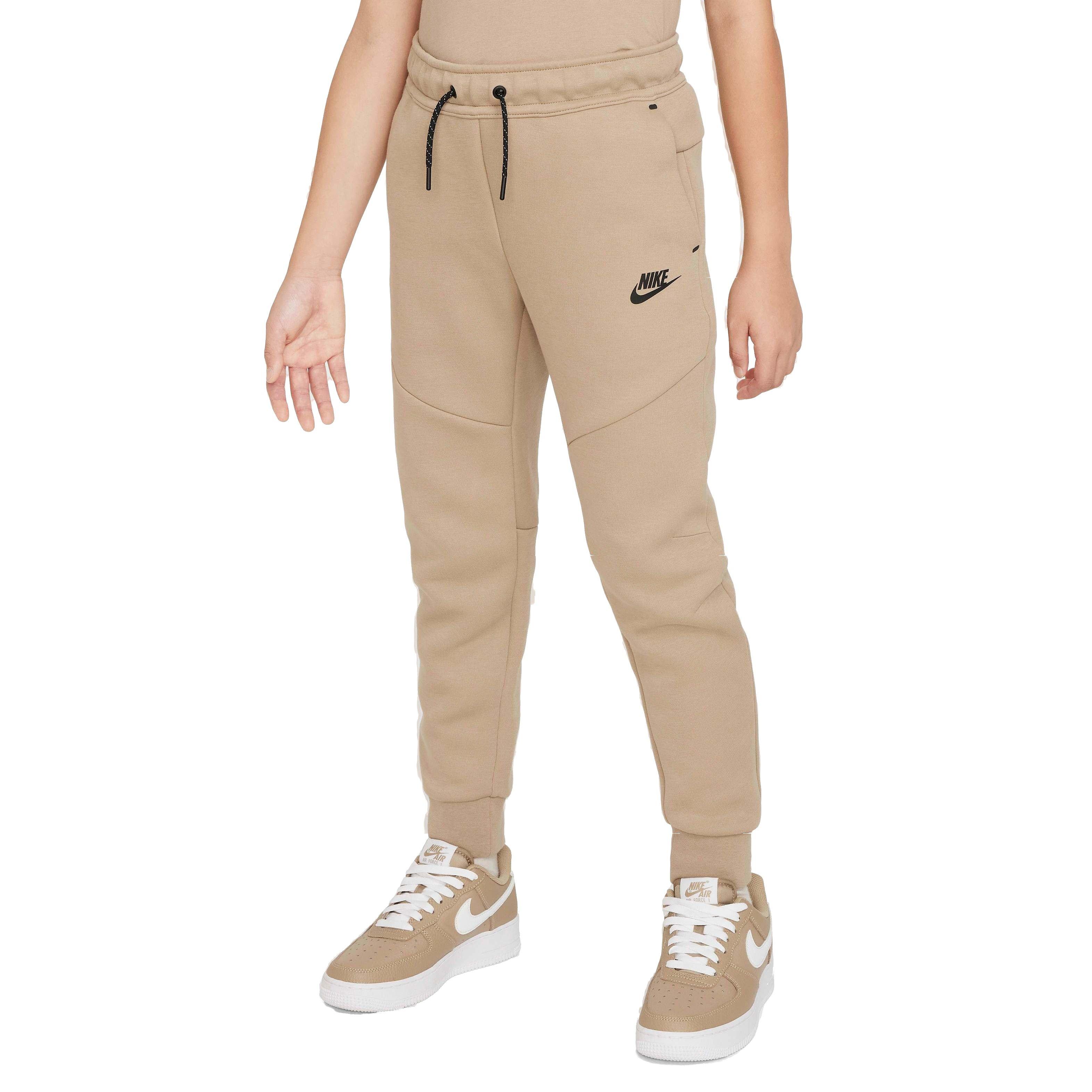 Nike Big Boys' Sportswear Tech Fleece Pants - KHAKI Thumbnail View 1