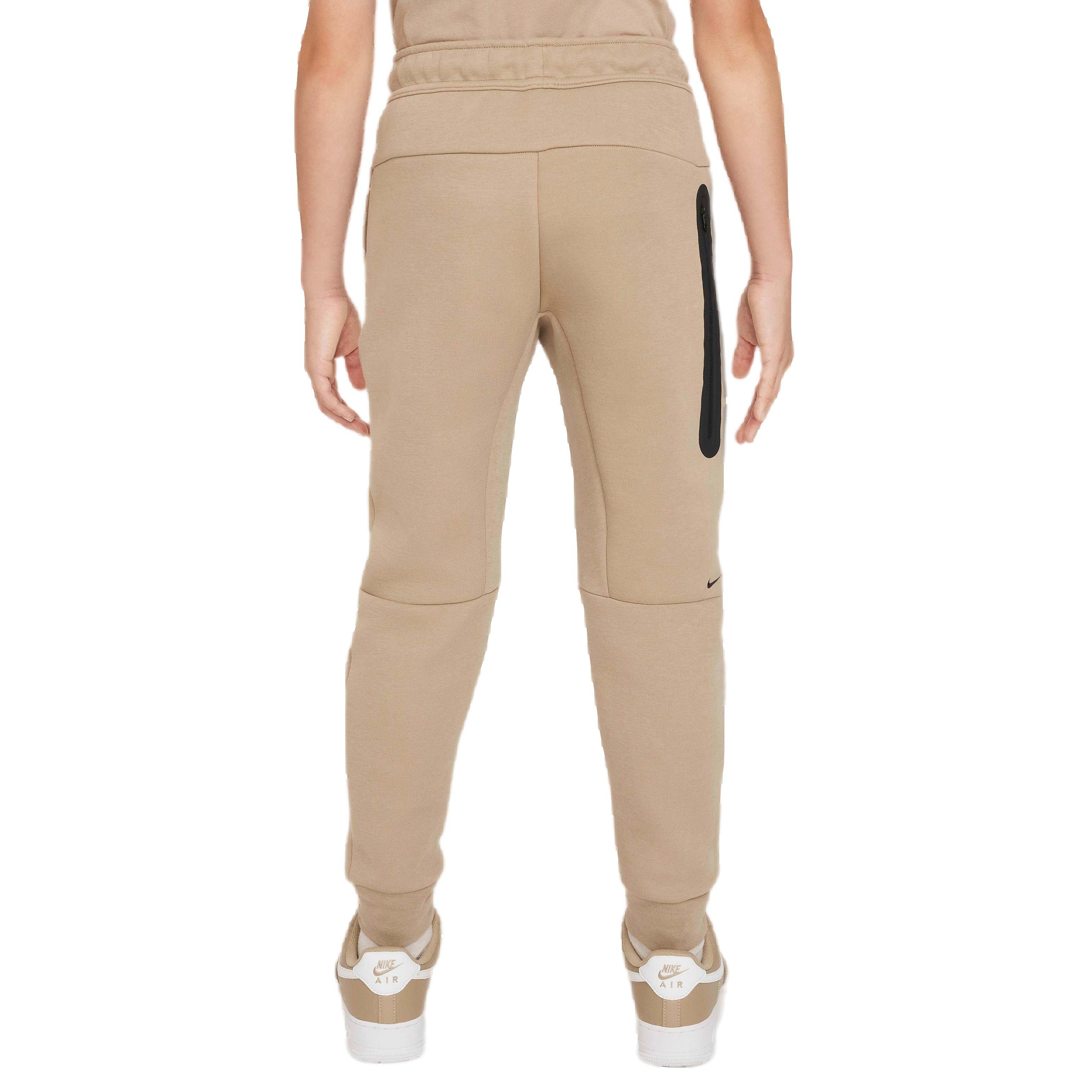 Nike Big Boys' Sportswear Tech Fleece Pants - KHAKI Thumbnail View 2
