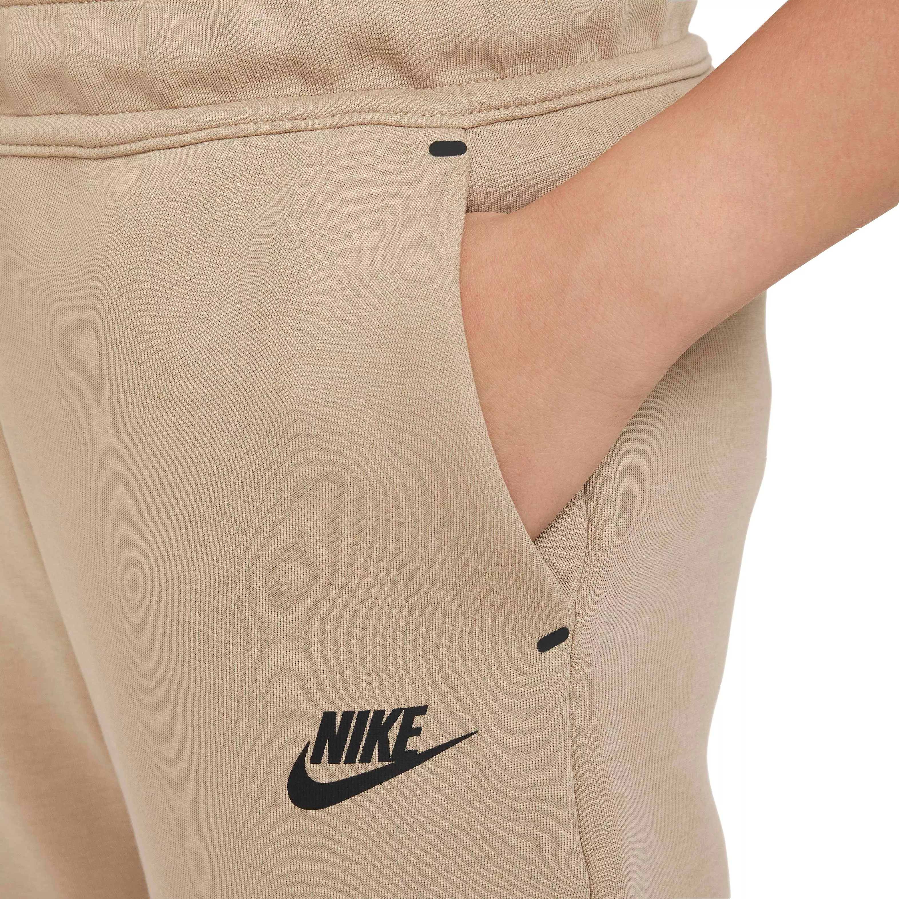 Nike Big Boys' Sportswear Tech Fleece Pants - KHAKI