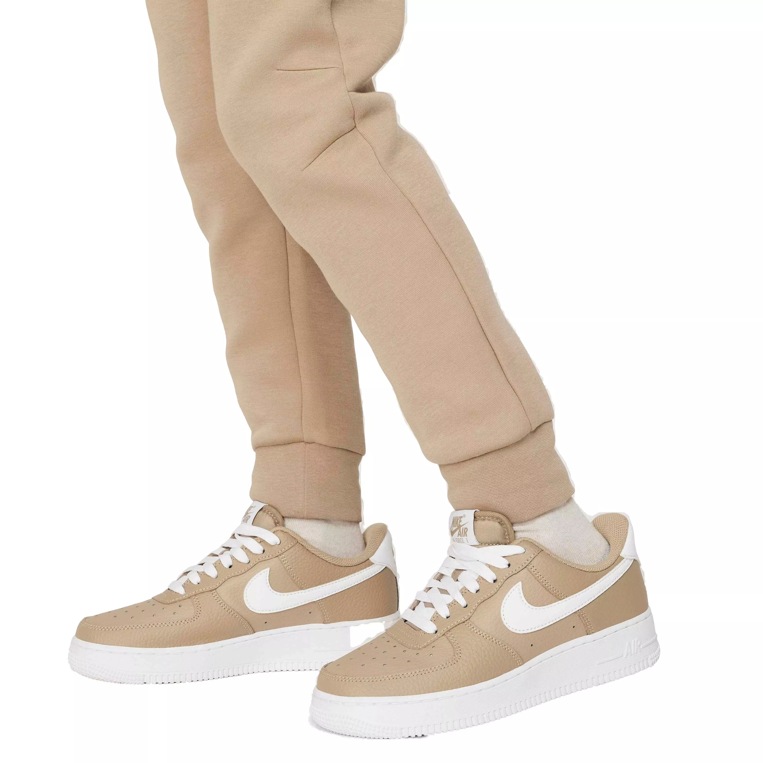 Nike Big Boys' Sportswear Tech Fleece Pants - KHAKI