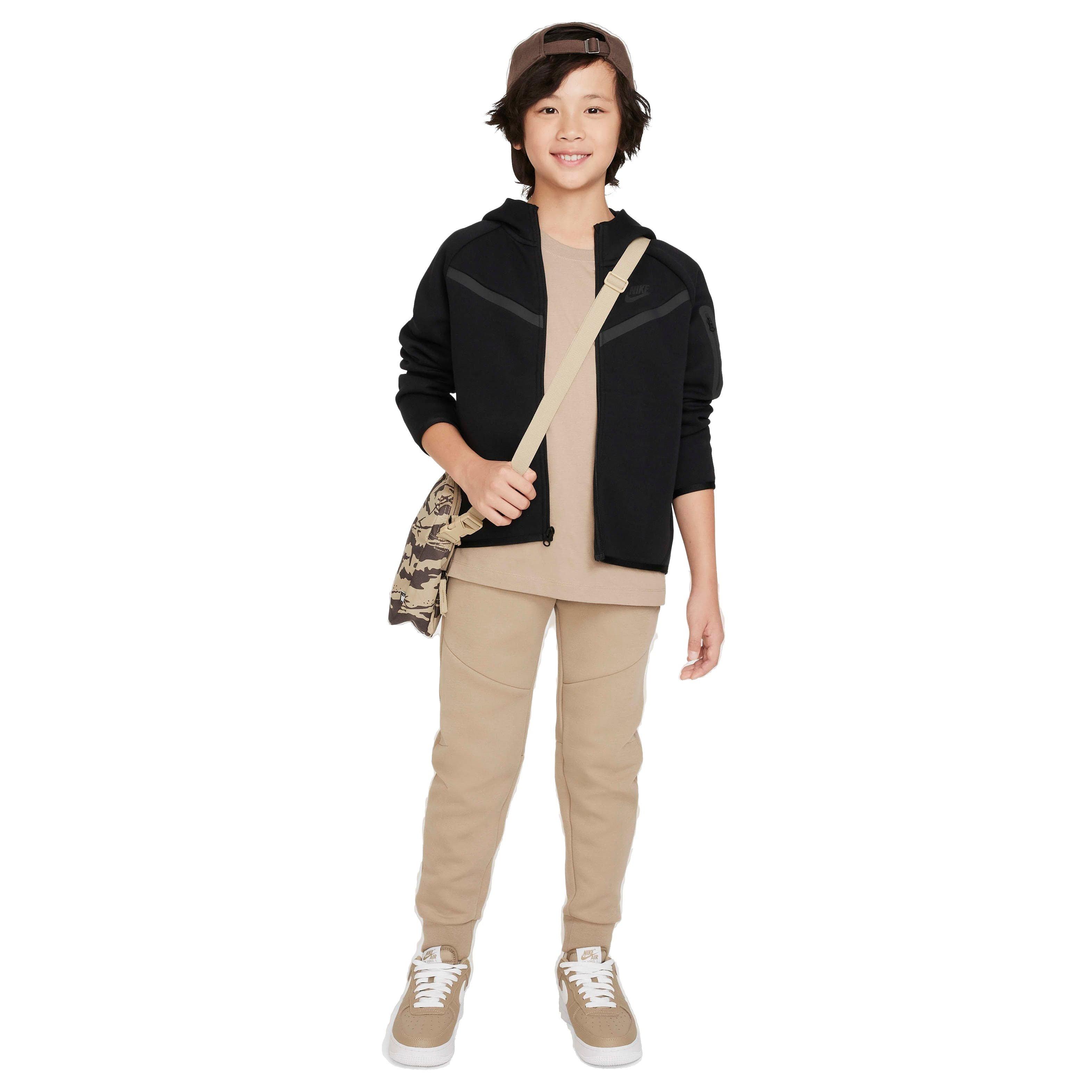 Nike Big Boys' Sportswear Tech Fleece Pants - KHAKI Thumbnail View 8