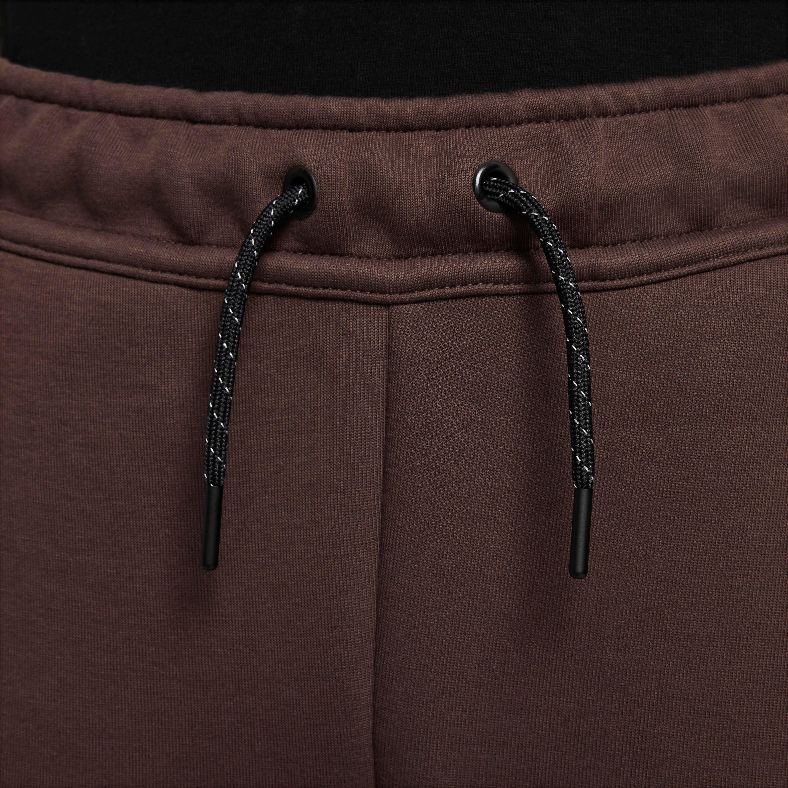 Nike Big Boys' Sportswear Tech Fleece Pants - BROWN Thumbnail View 3