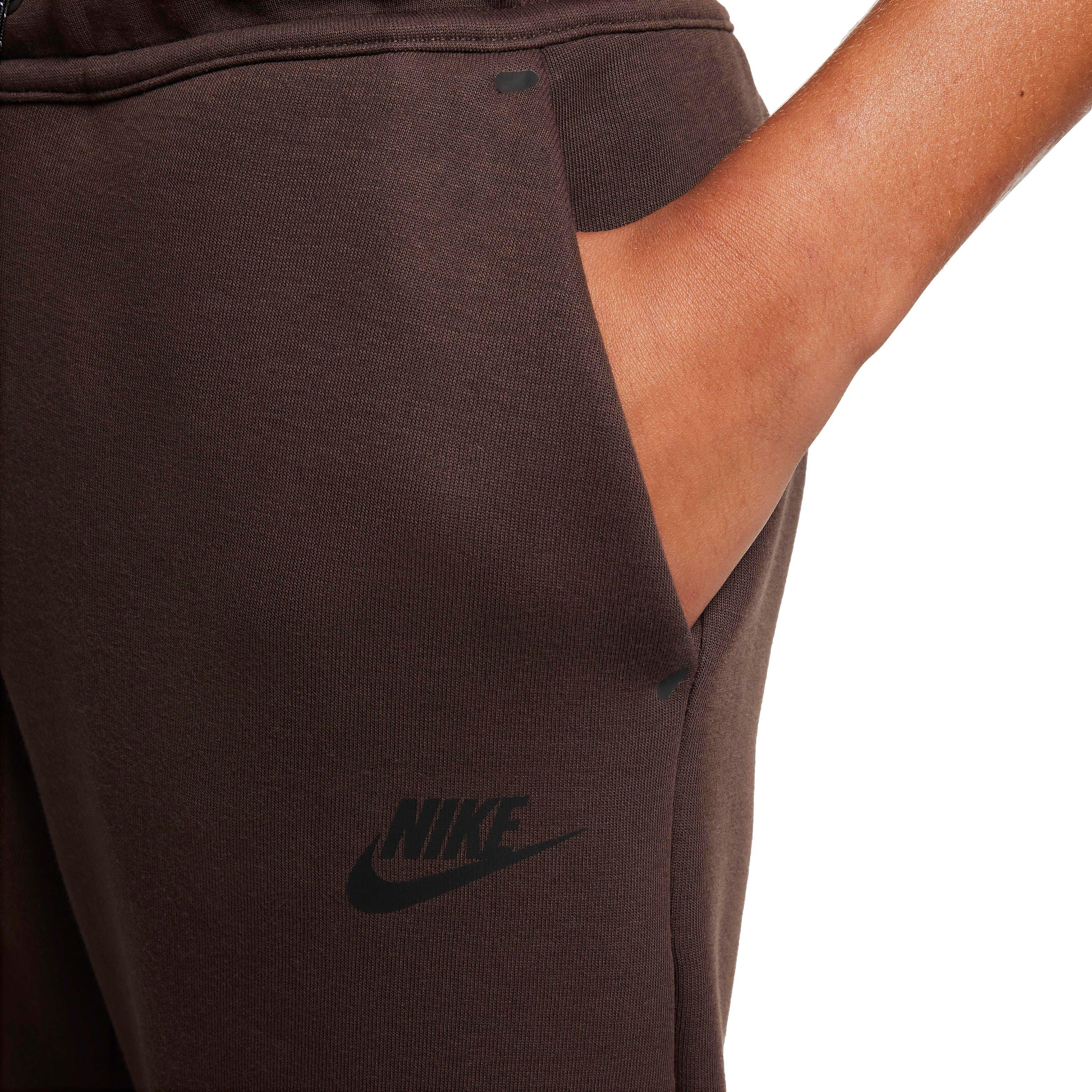 Nike Big Boys' Sportswear Tech Fleece Pants - BROWN Thumbnail View 4