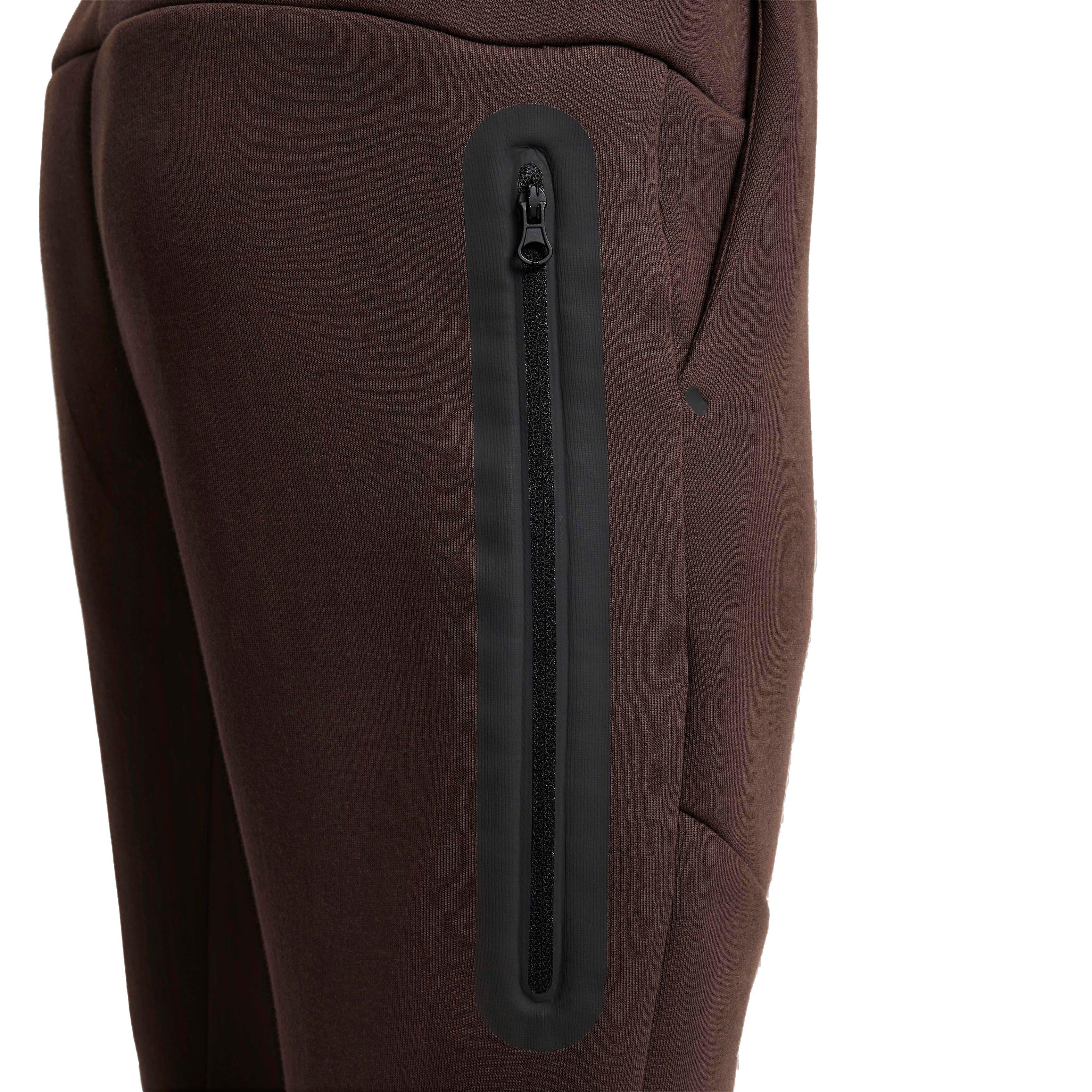 Nike Big Boys' Sportswear Tech Fleece Pants - BROWN Thumbnail View 5