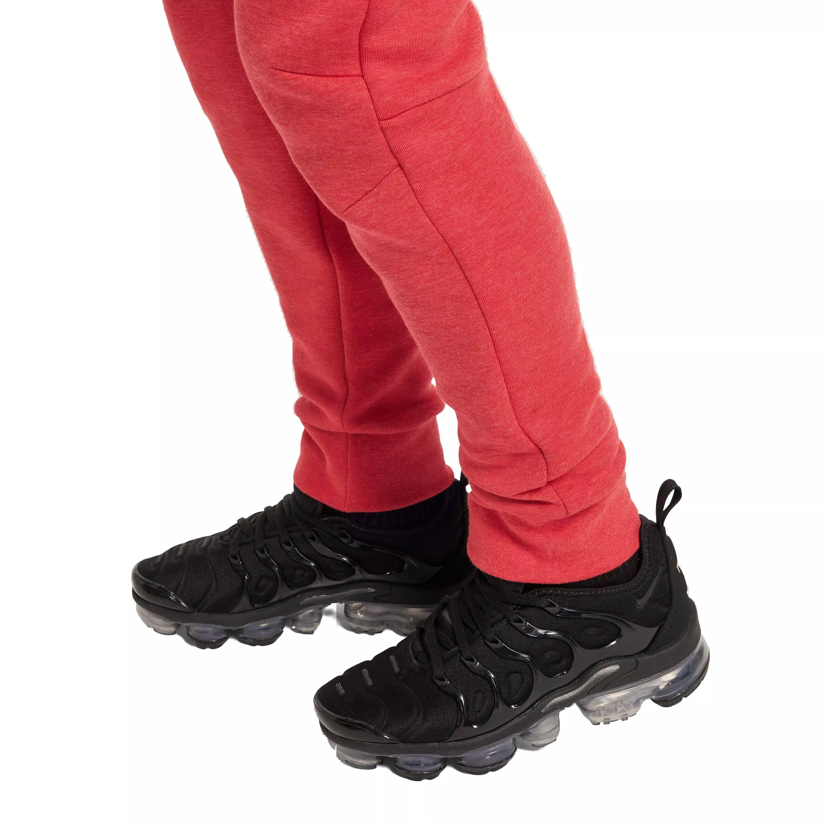 Nike Big Boys' Sportswear Tech Fleece Pants - RED