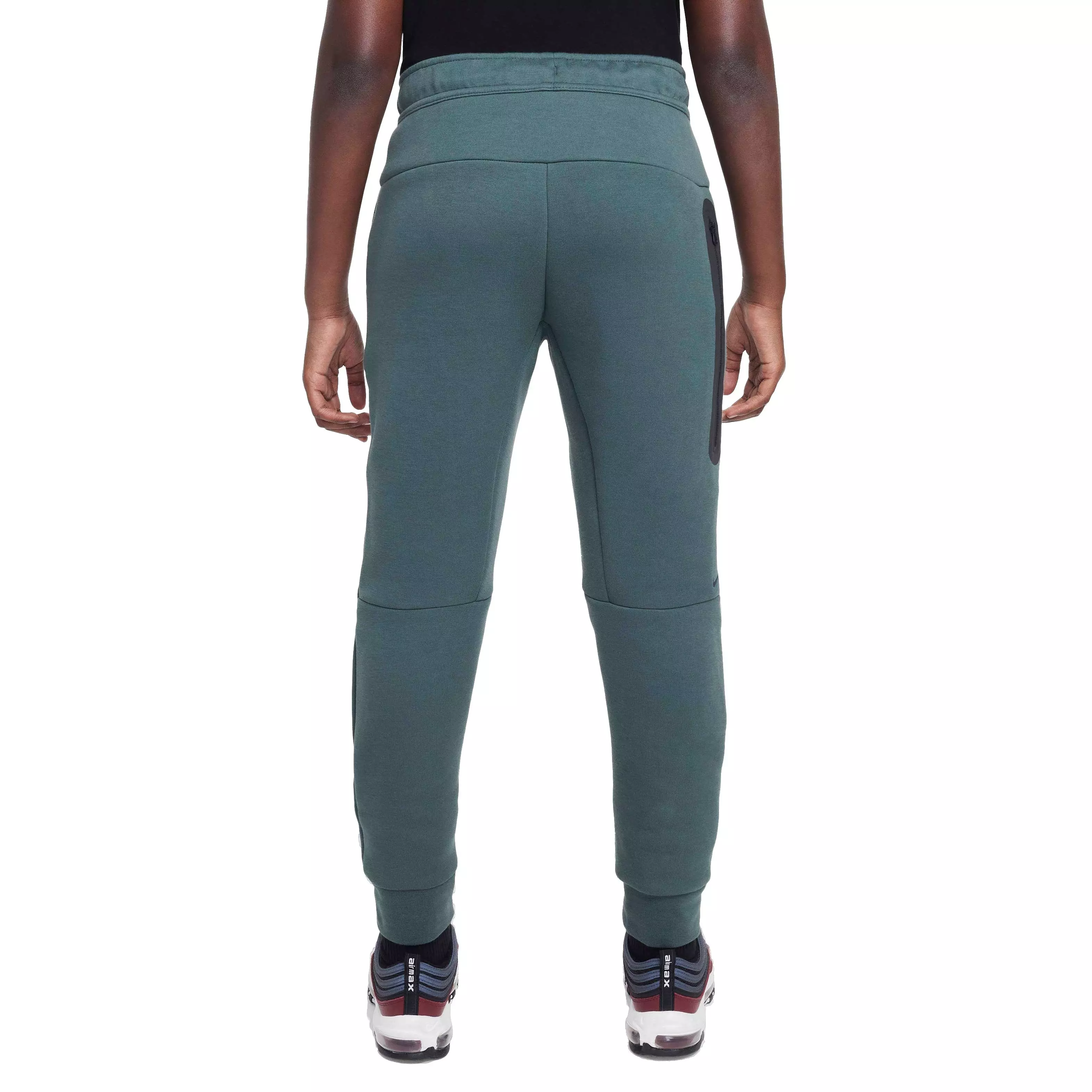 Nike Big Boys' Sportswear Tech Fleece Pants - GREEN