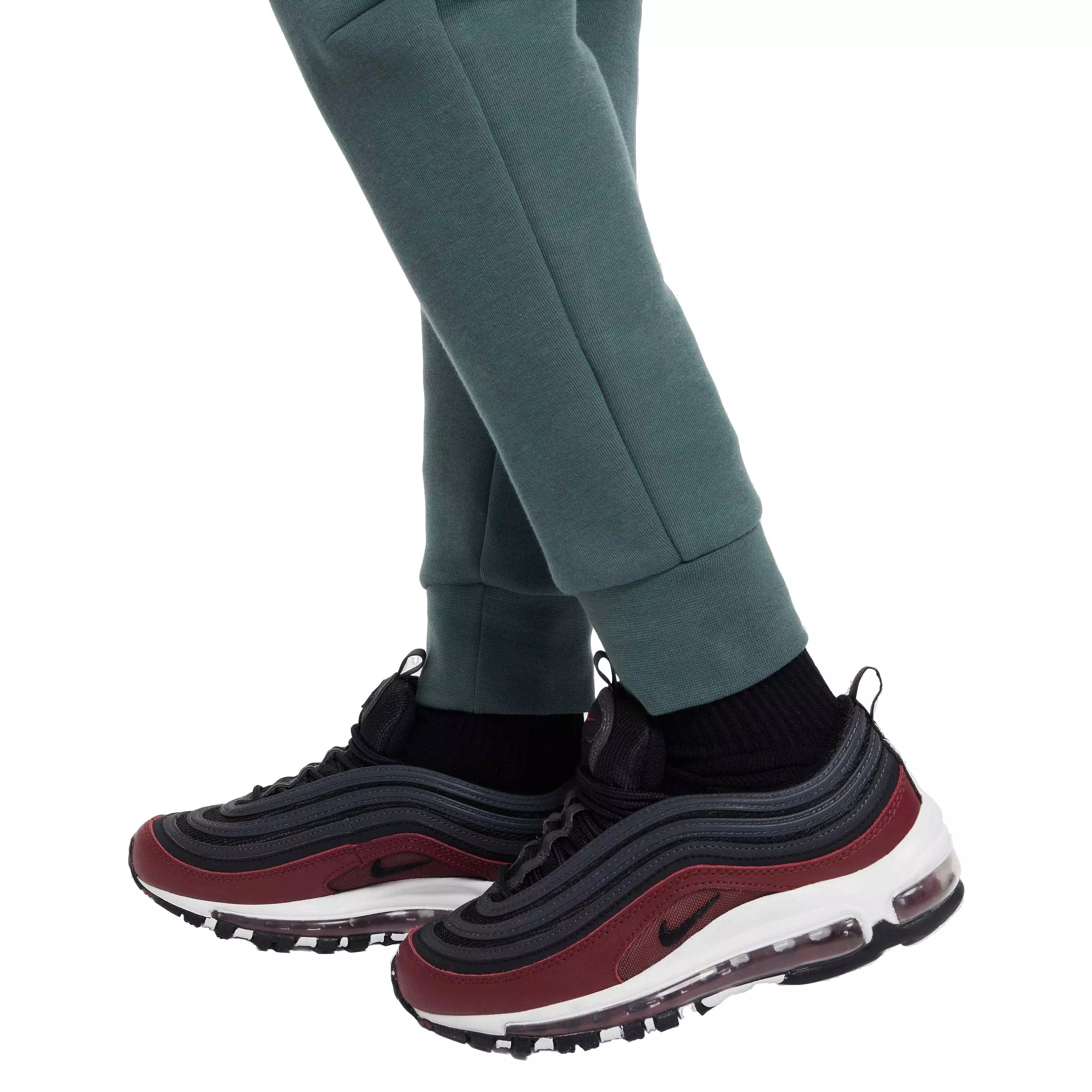 Nike Big Boys' Sportswear Tech Fleece Pants - GREEN