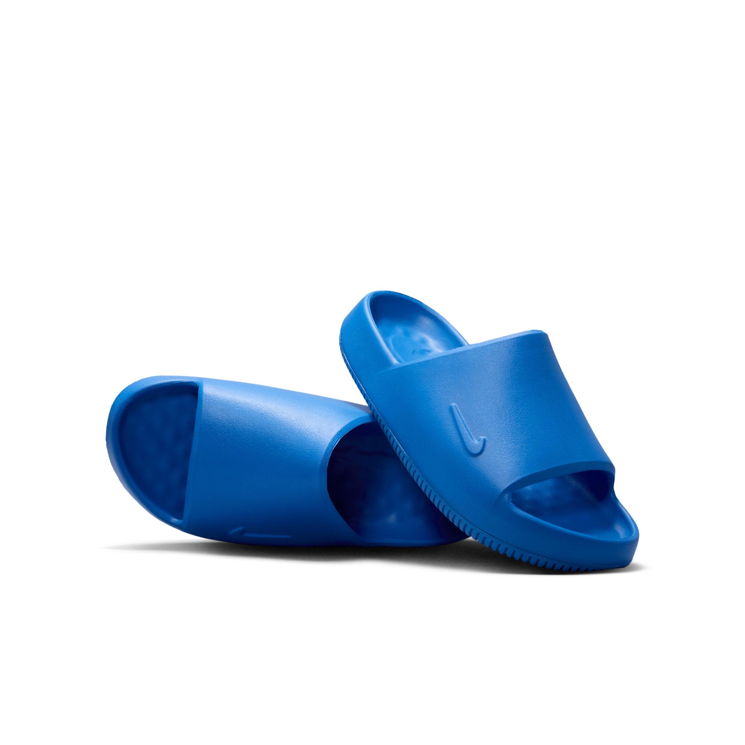 Nike Calm 2.0 "Blue Crystal/Blue Crystal/Blue Crystal" Grade School Boys' Slide - BLUE/BLUE/BLUE Thumbnail View 3
