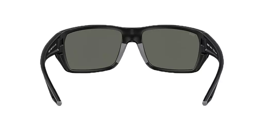Costa Del Mar Tailfin M Grey Polarized Sunglasses - Matte Black - BLACK