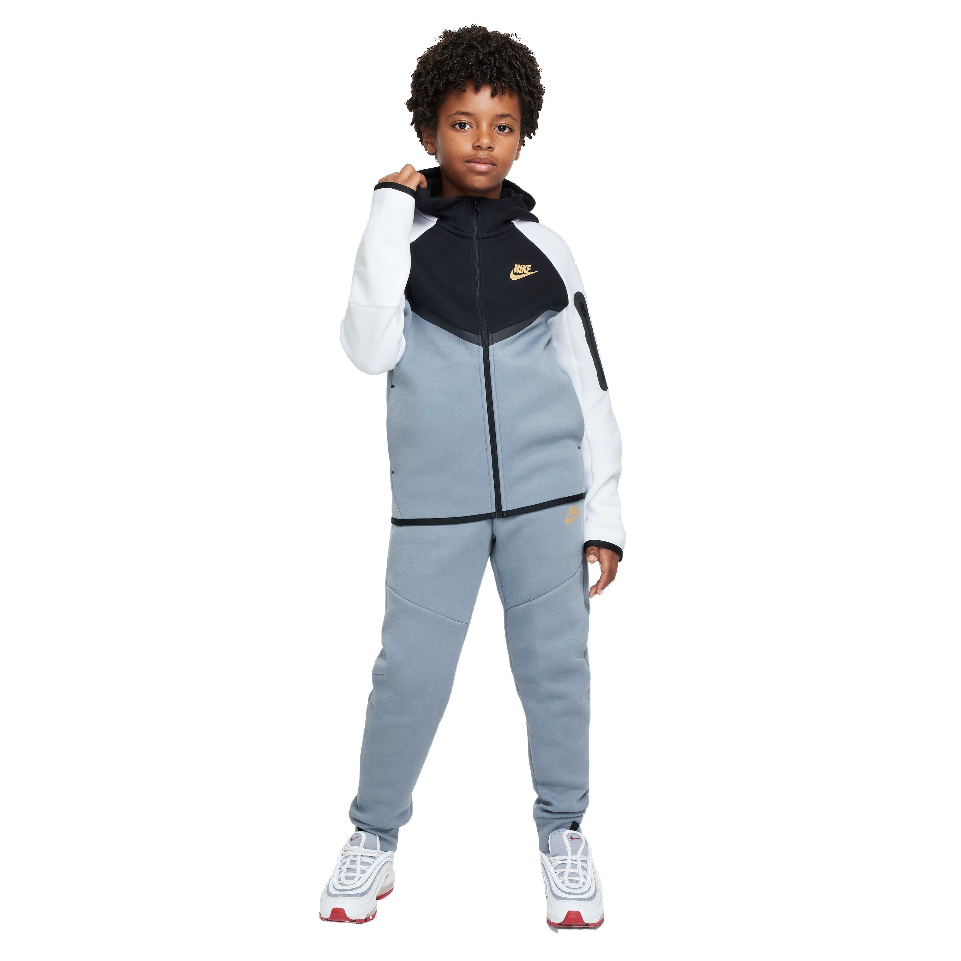 Nike Big Kids' Sportswear Tech Fleece Full-Zip Jacket - GREY Thumbnail View 8